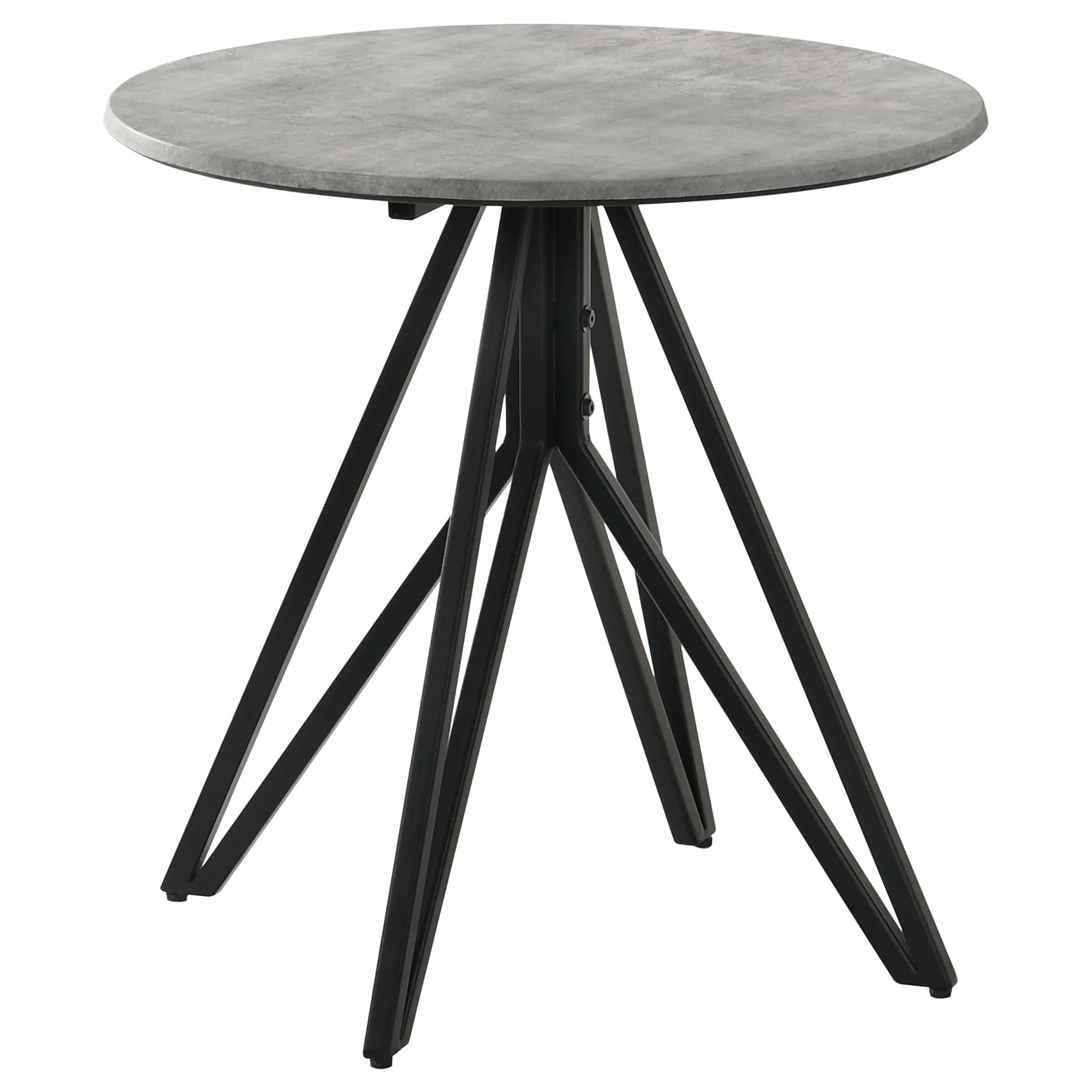 Hadi 2-piece Round SmartTop Coffee and End Table Set Cement - Image 2