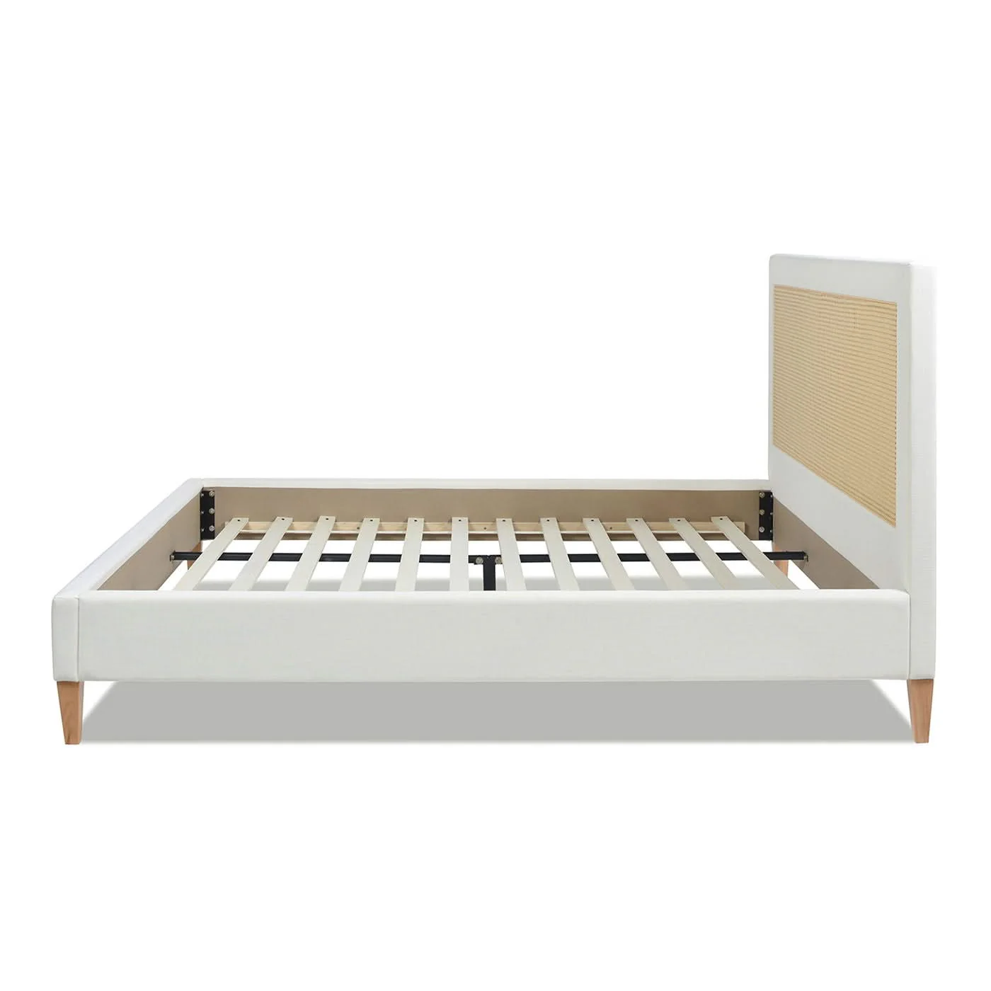Haley - Upholstered Cane Back Platform Bed - Image 2