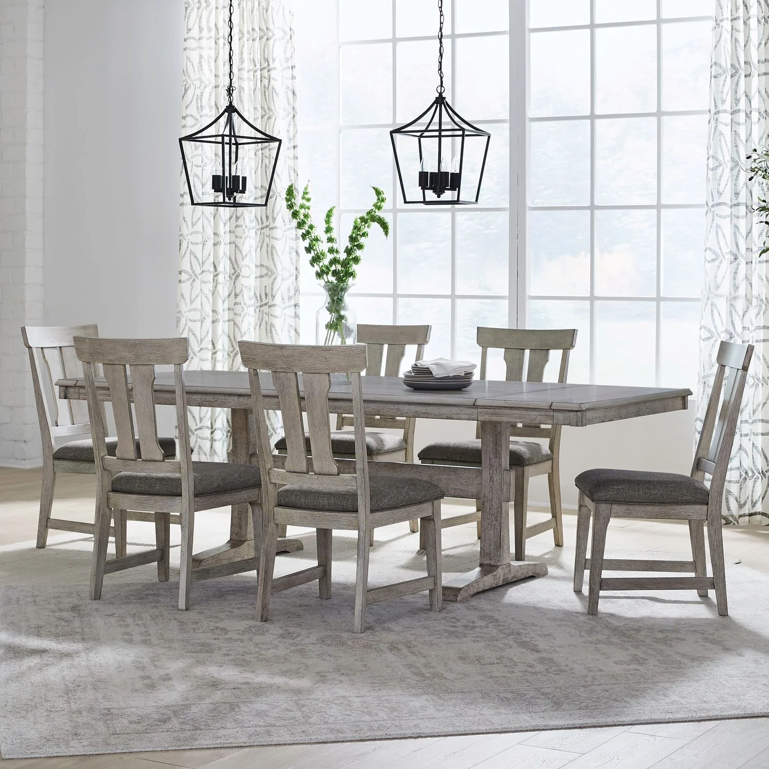Hallendale - Trestle Table Set - Image 2