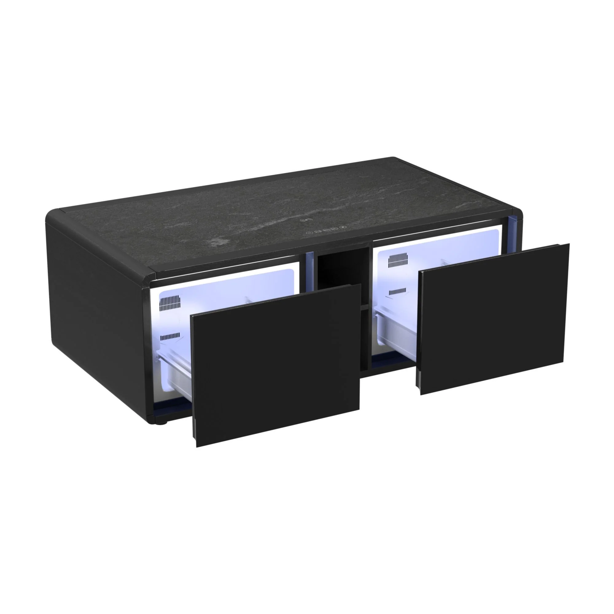 Halo - Smart Coffee Table With Fridge And Speaker - Black - Image 4