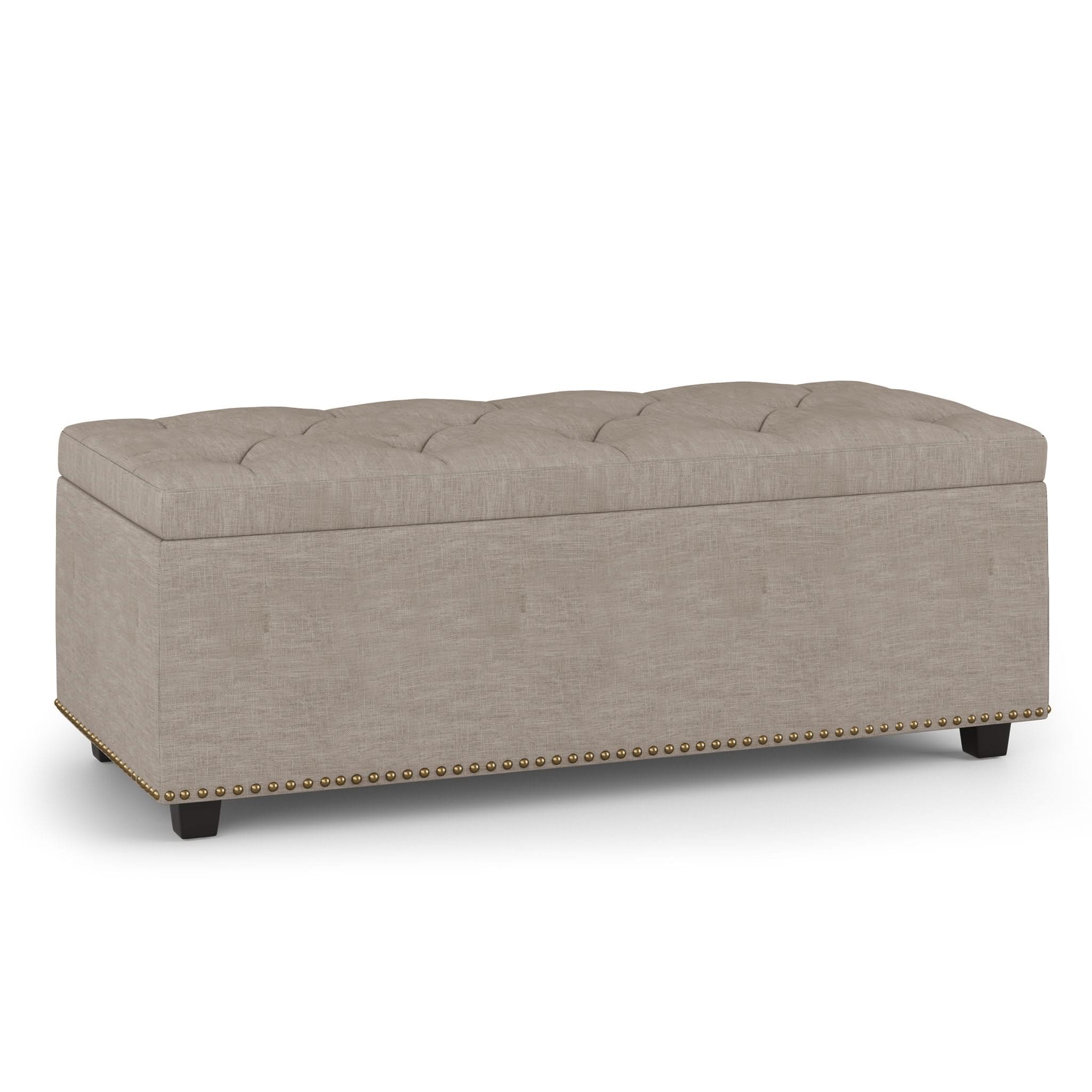 Hamilton - Upholstered Lift Top Rectangular Storage Ottoman - Image 2
