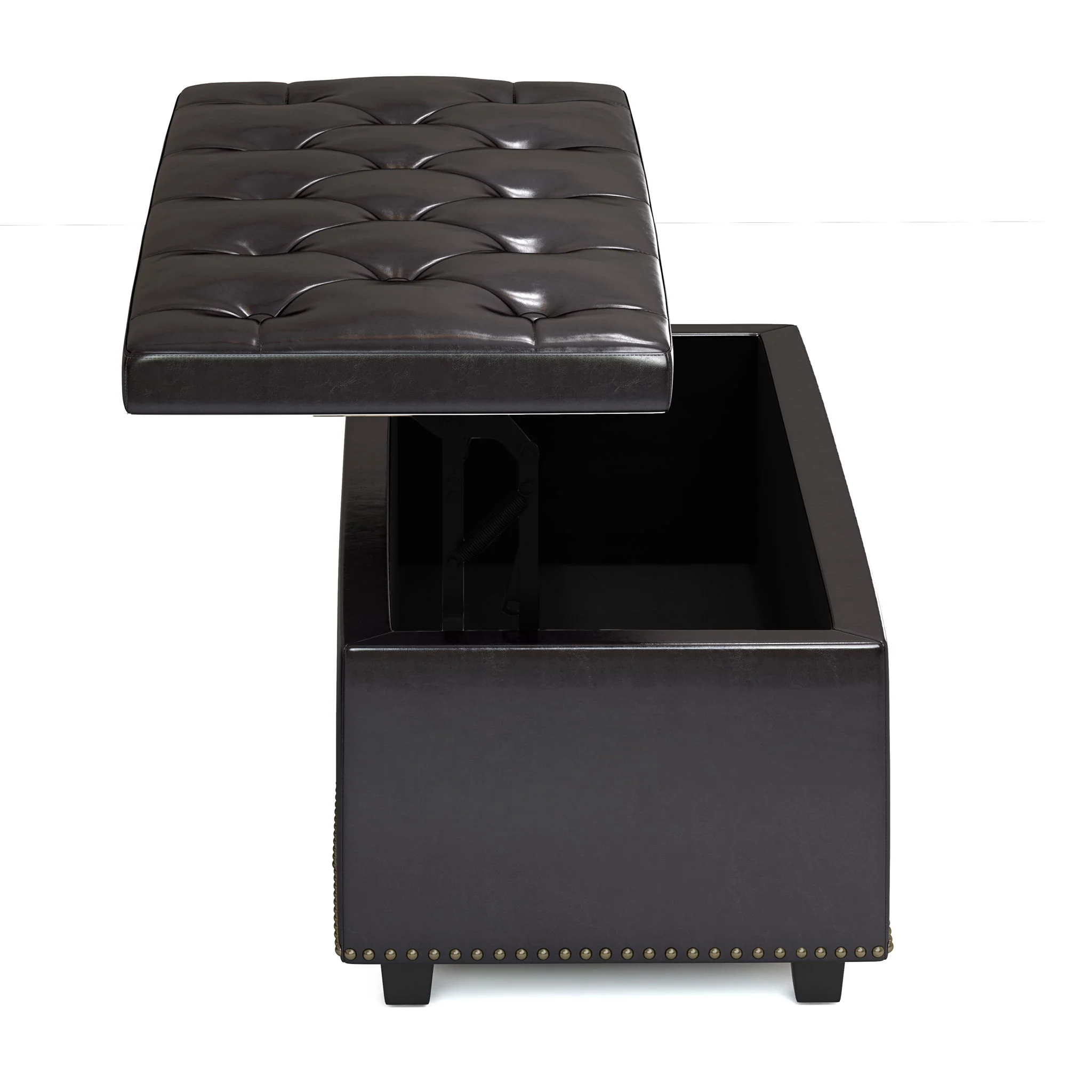 Hamilton - Upholstered Lift Top Rectangular Storage Ottoman - Image 6