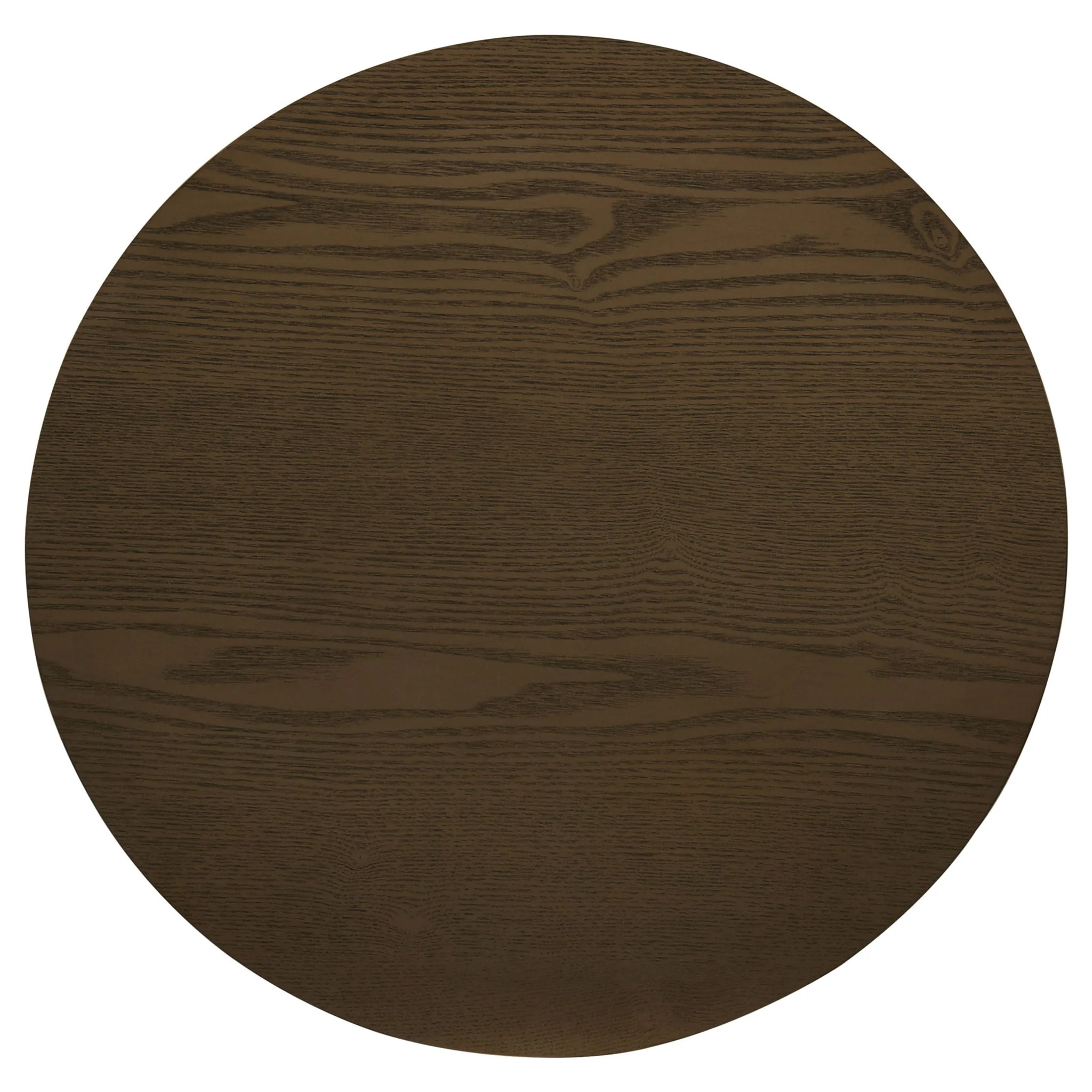 Hamlyn 3-piece Round Fluted Coffee and End Table Set Walnut - Image 4
