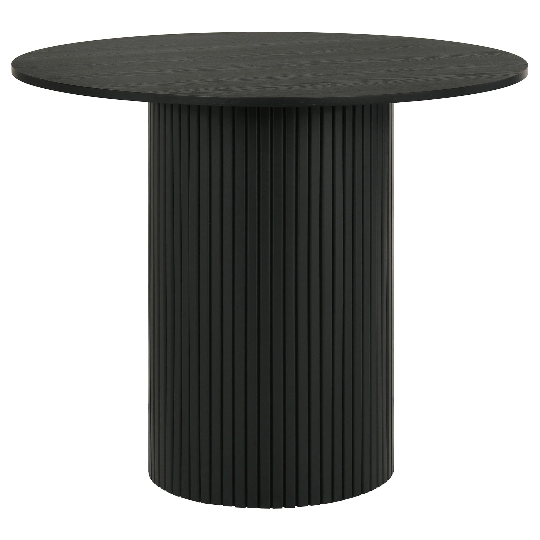 Hamlyn 5-piece Round Wood Counter Height Dining Set Grey and Black - Image 2