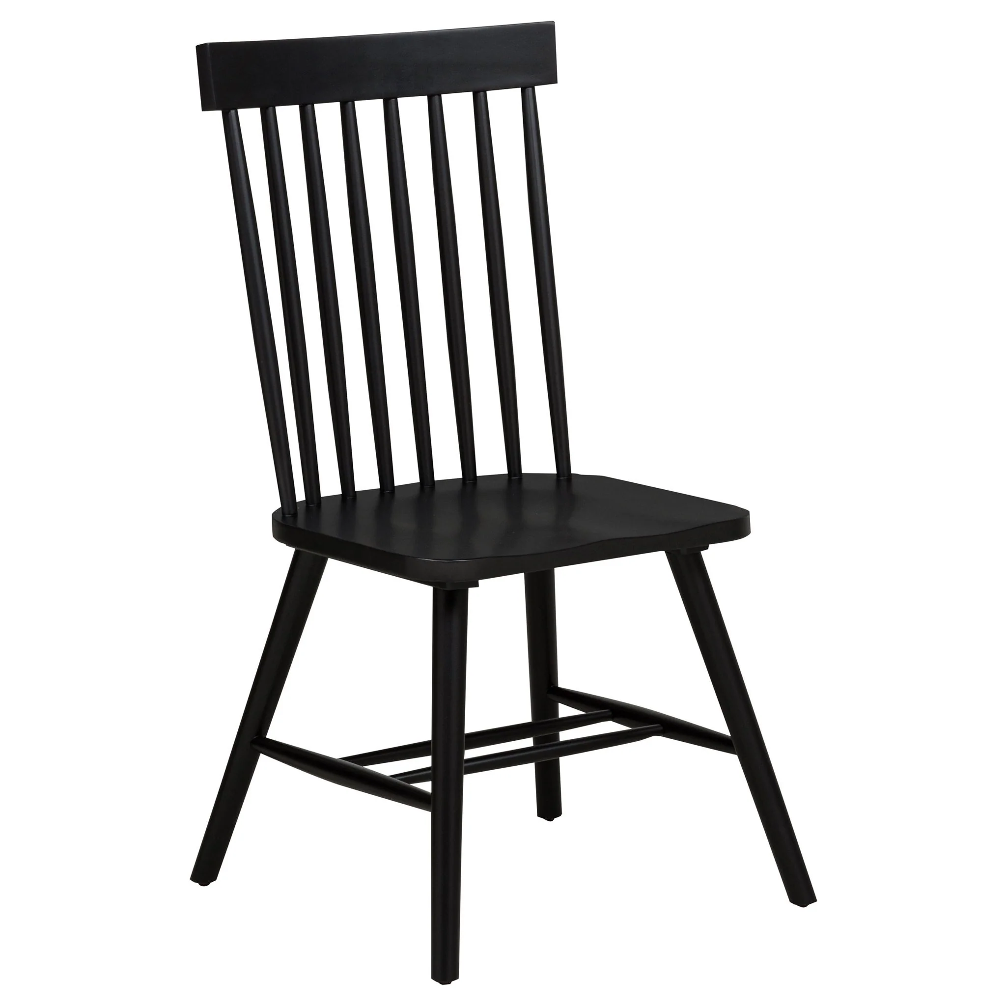 Hamlyn 5-piece Round Wood Dining Set Black - Image 2