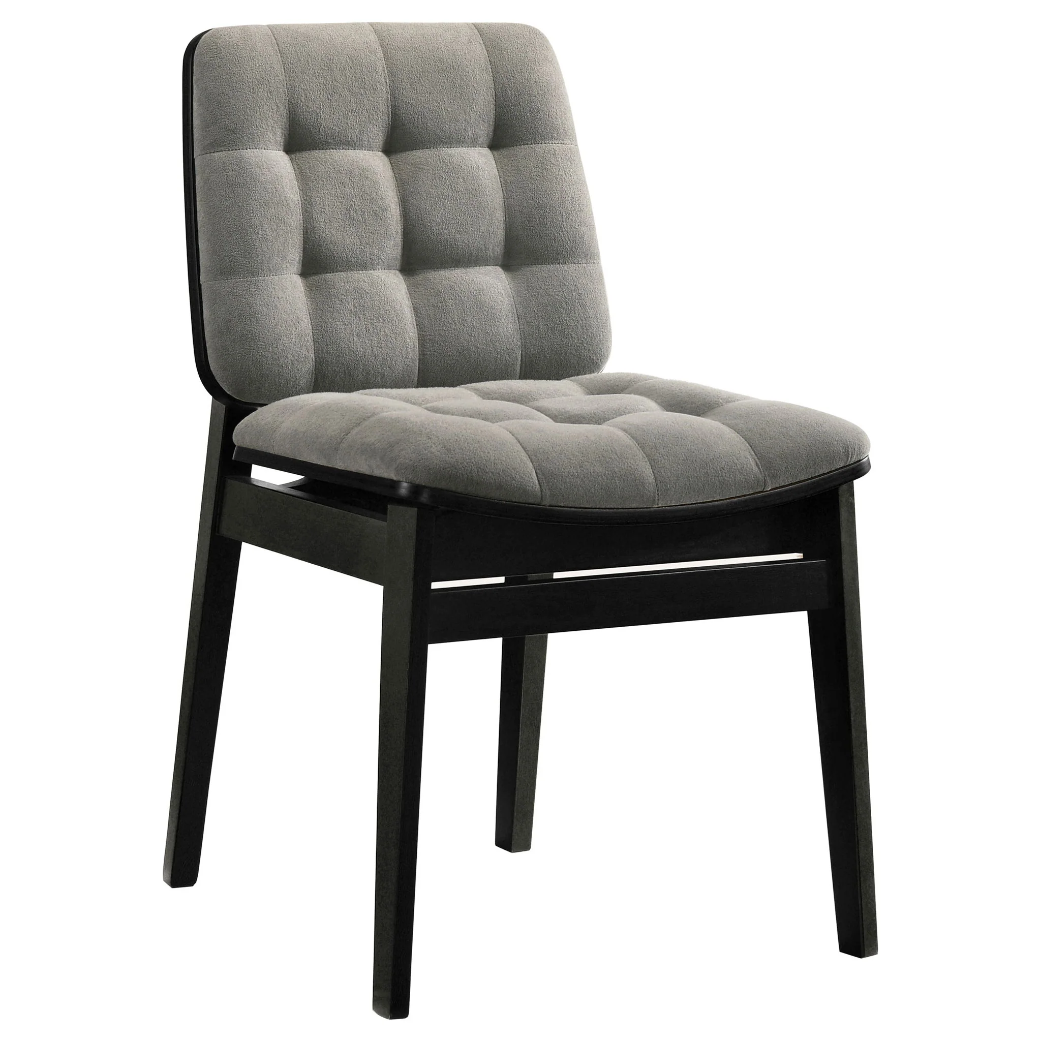 Hamlyn 5-piece Round Wood Dining Set Grey and Black - Image 4