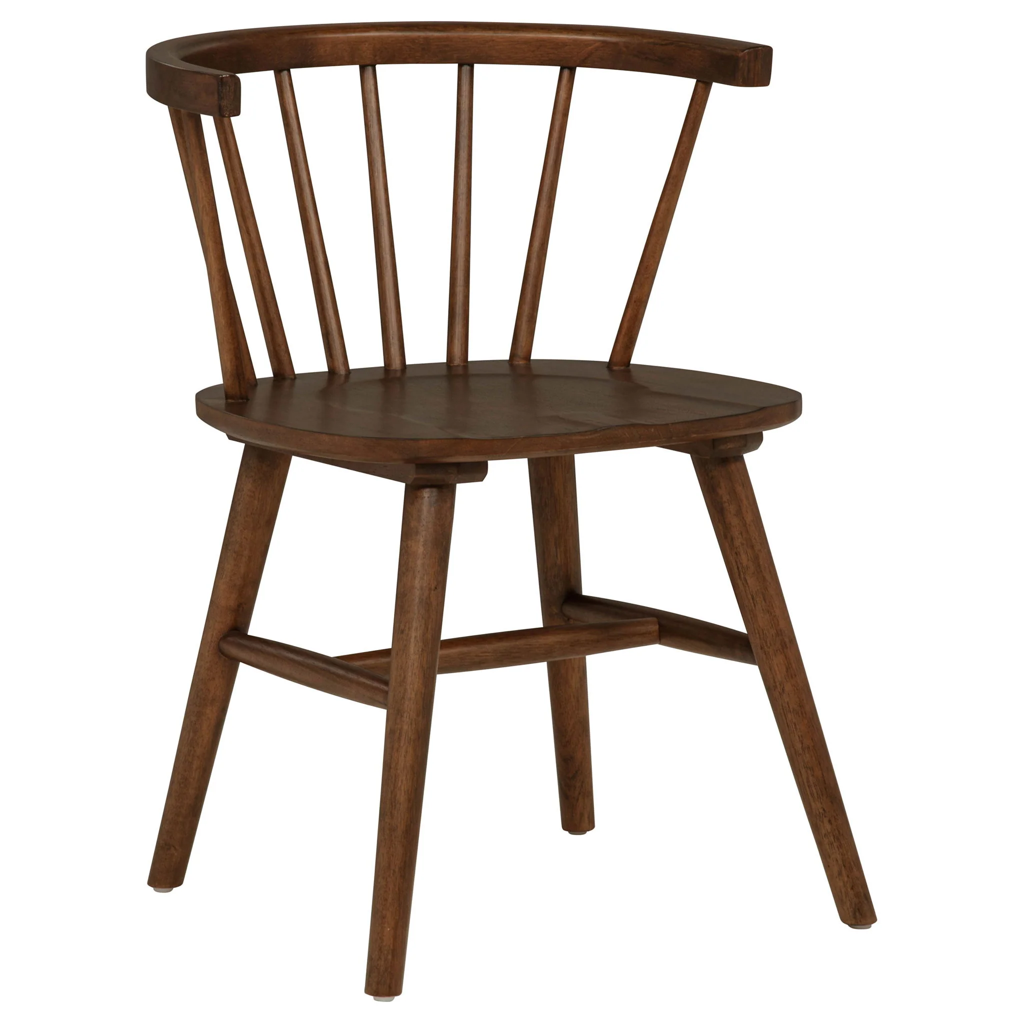 Hamlyn 5-piece Round Wood Dining Set Walnut - Image 4