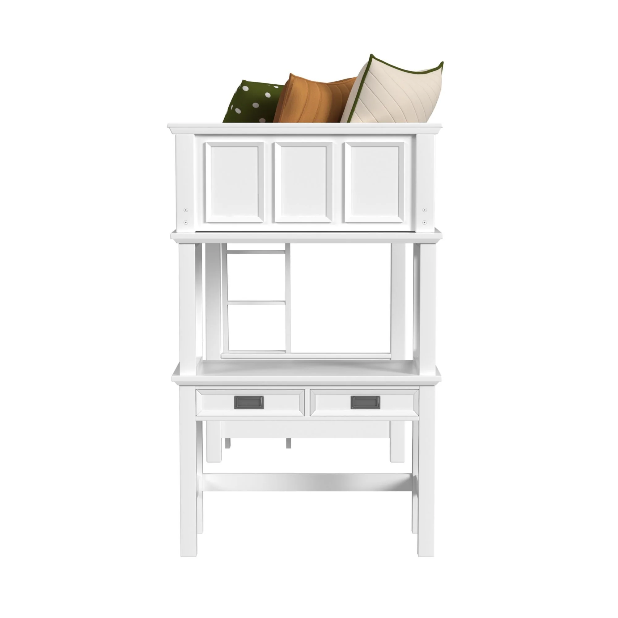 Hampton Kids - Loft With Ladder And Desk With Speaker Bedroom Set - Image 15