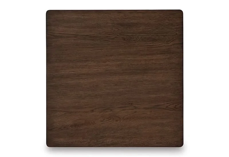 Hannodream Brown Contemporary Square End Table - Image 5