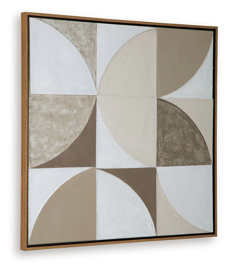 Harelman - Wall Art - Tan / Taupe / White - Image 4