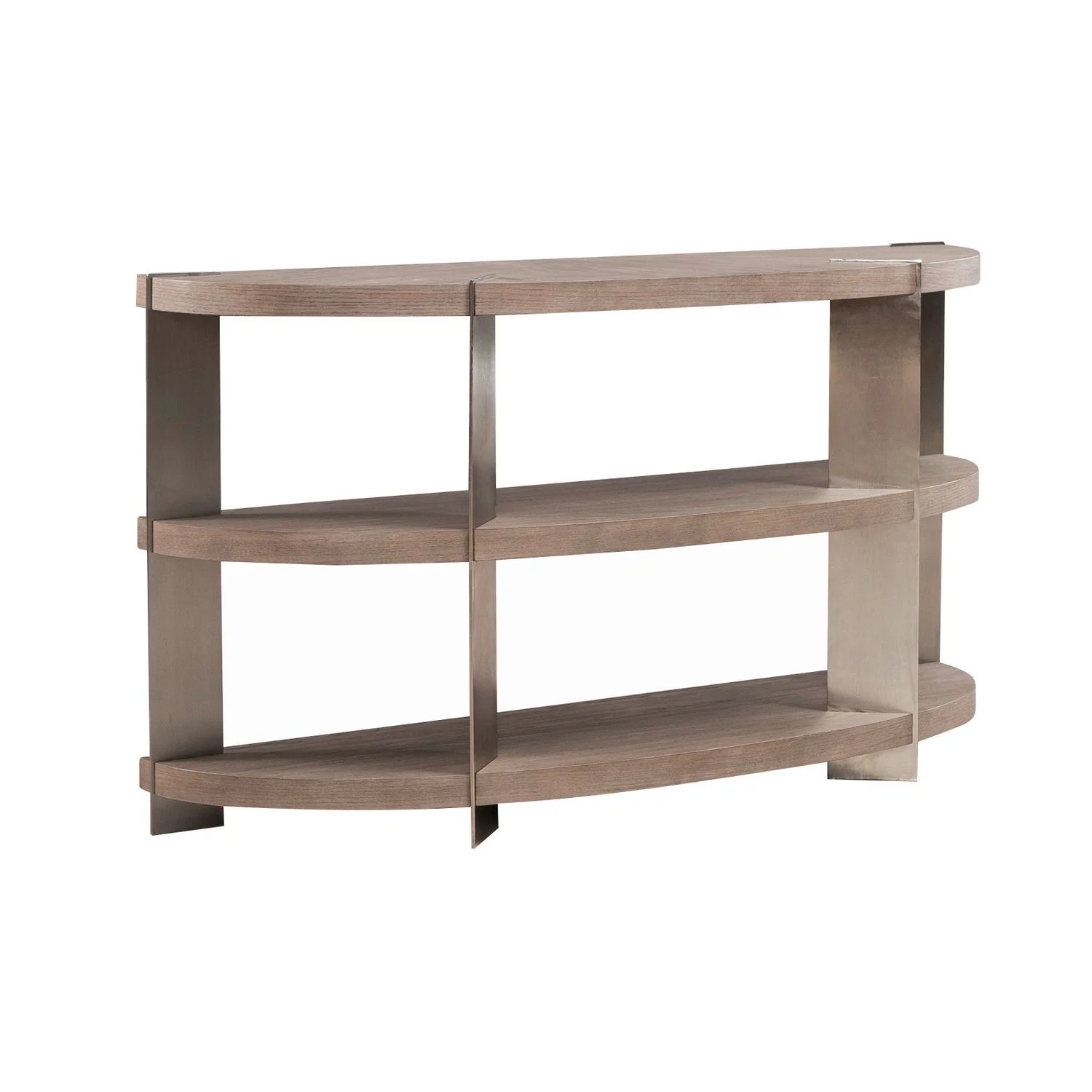 Harlow - Sofa Table - Sandstone & Satin Nickel - Image 4