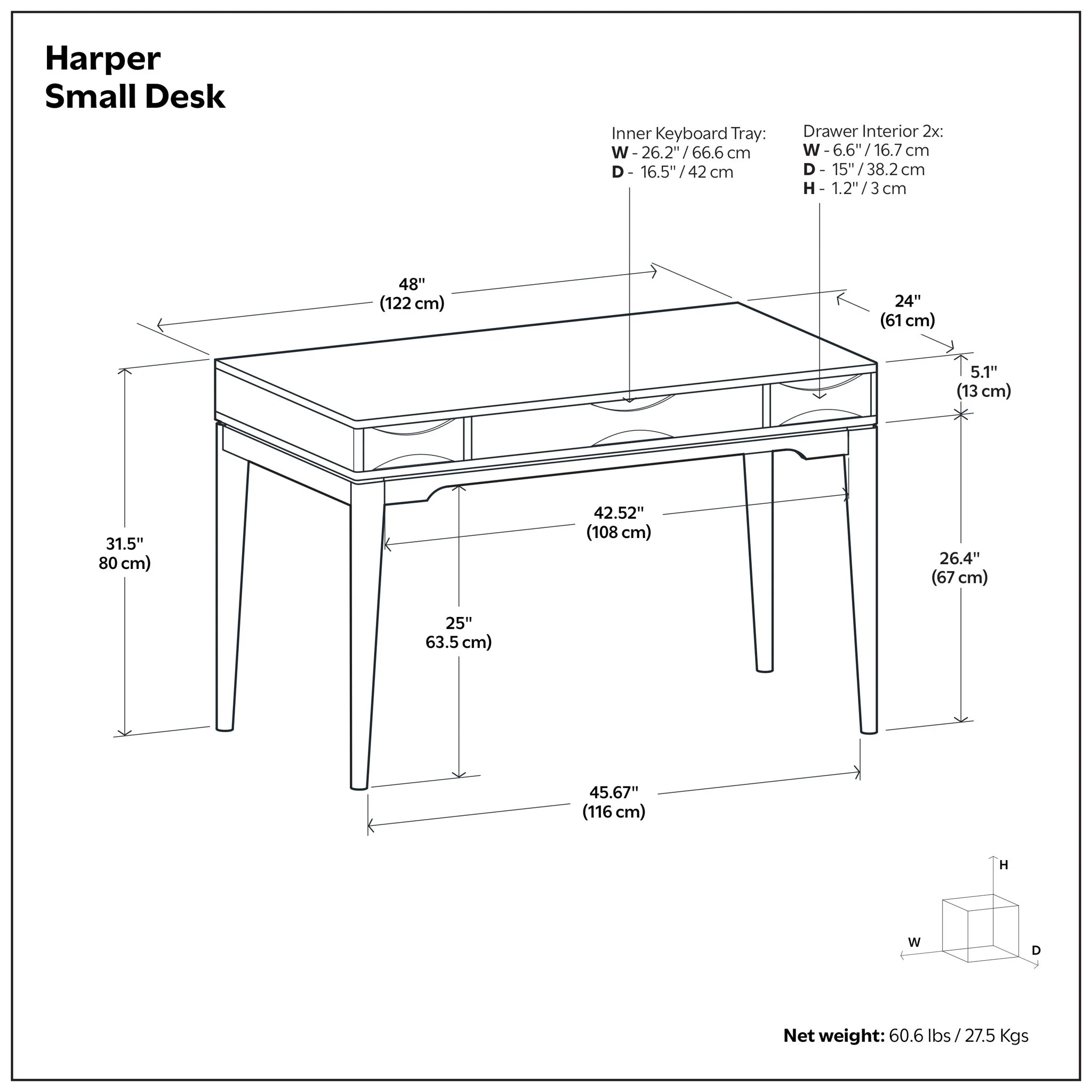 Harper - Handcrafted Desk - Image 9