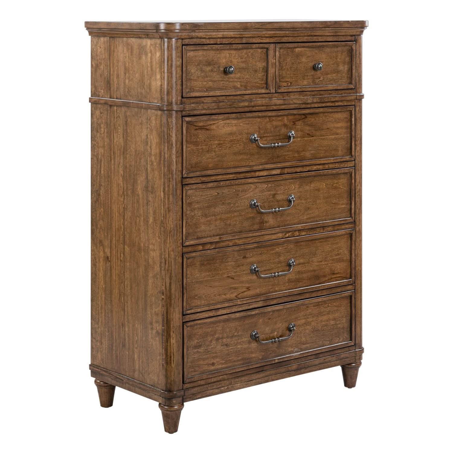 Harrison Heights - 5 Drawer Chest - Sienna - Image 4