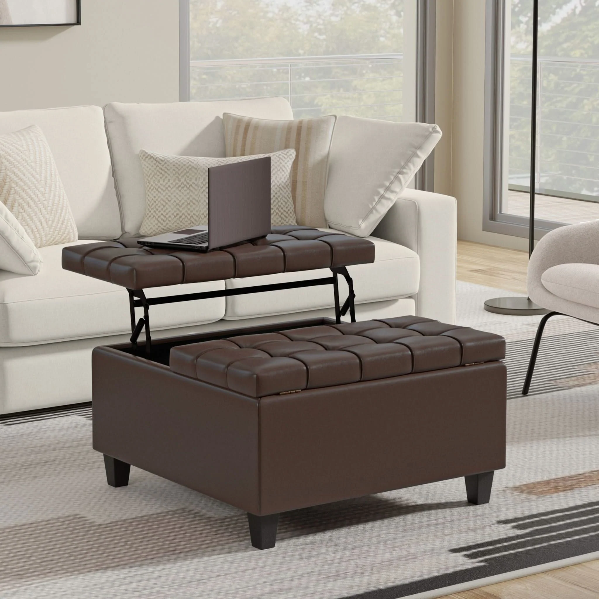 Harrison - Large Coffee Table Storage Ottoman - Image 16