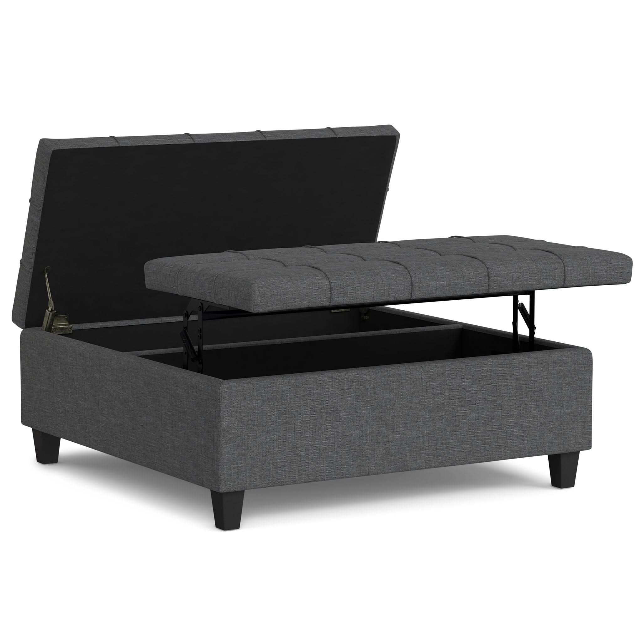 Harrison - Upholstered Coffee Table Storage Ottoman - Image 94