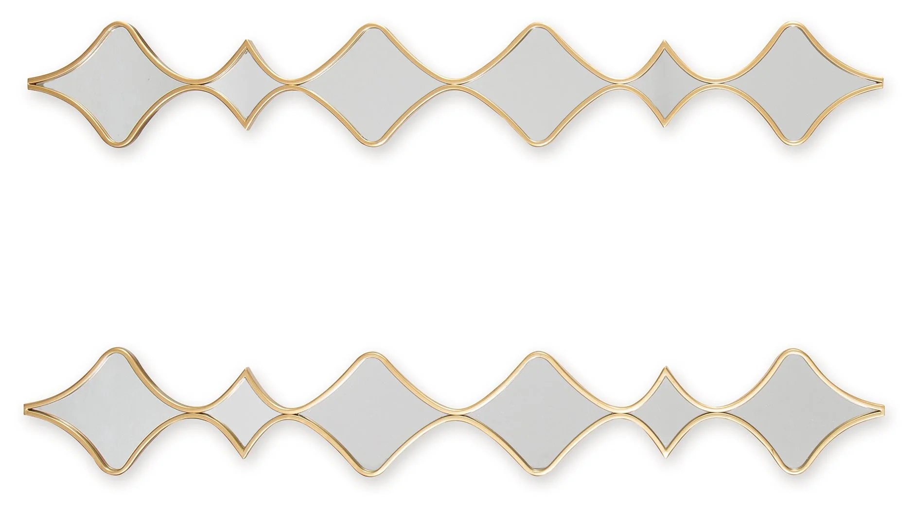 Harriswood - Accent Mirror Set (Set of 2) - Gold Finish - Image 2
