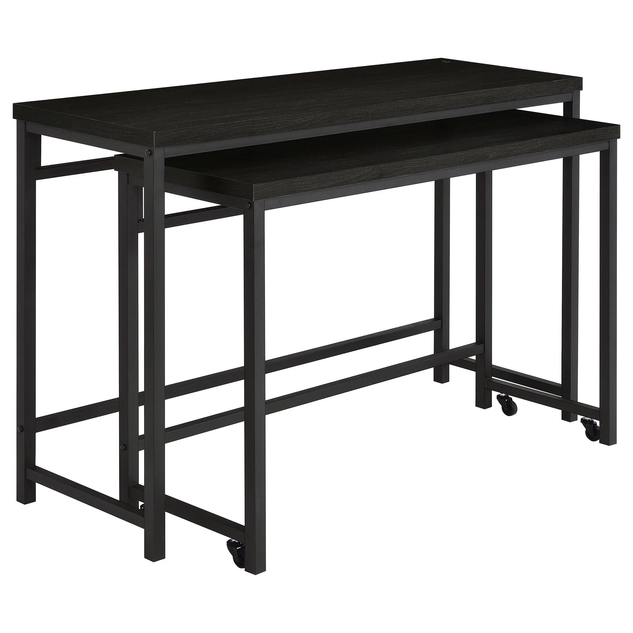 Hawes 4-piece Multipurpose Counter Height Table Set Black - Image 2