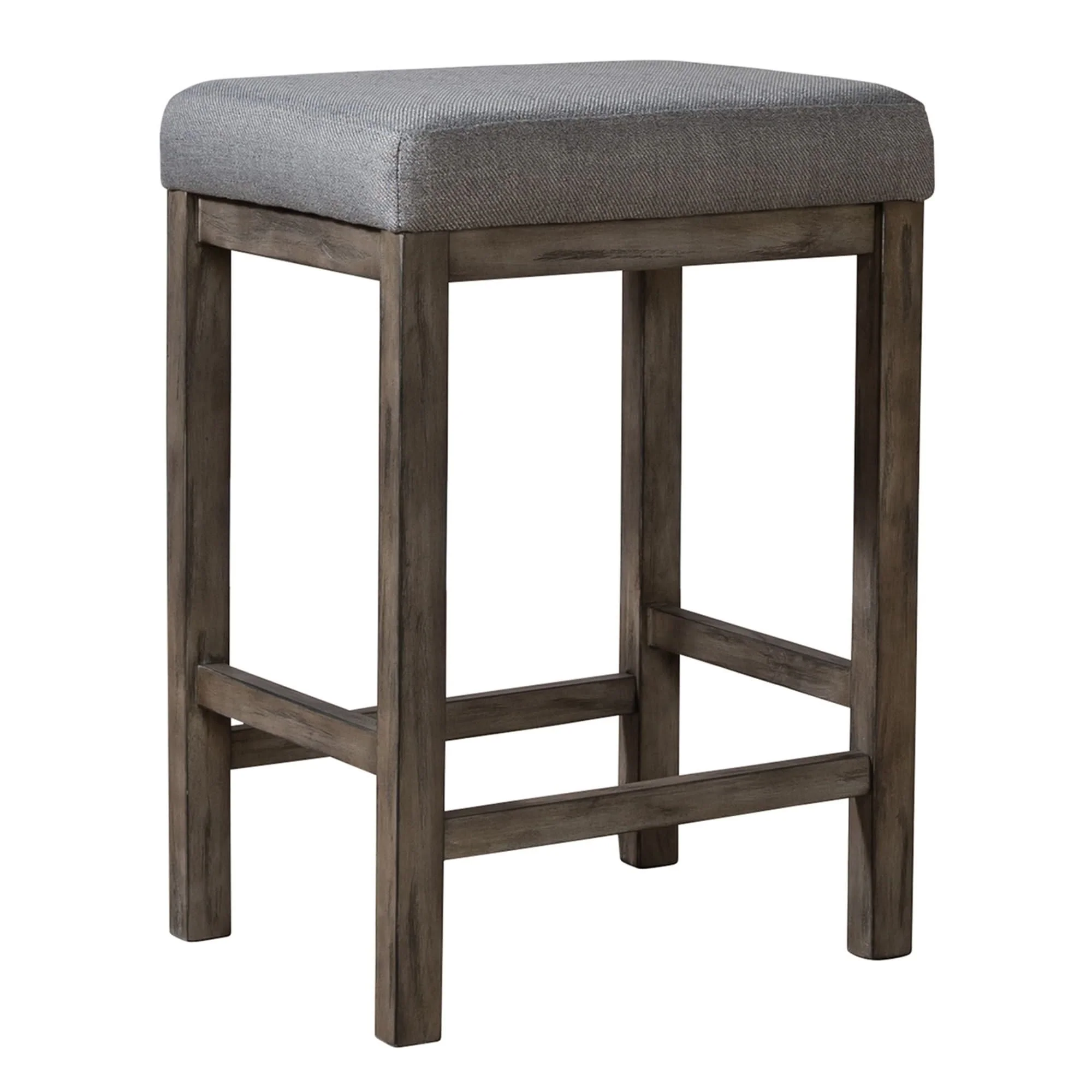Hayden Way - Upholstered Console Stool - Gray - Image 4