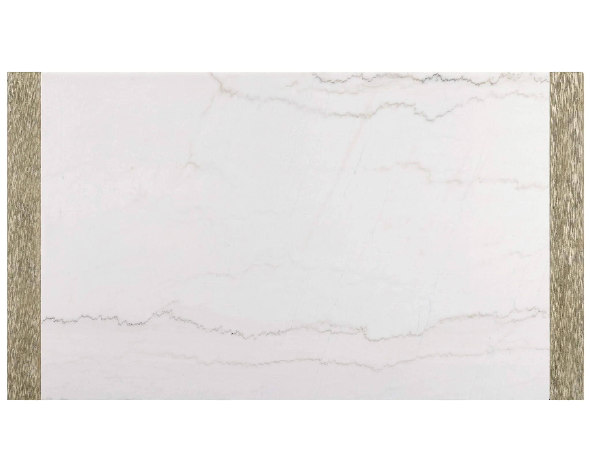 Hazel - Genuine Marble Dining Table - Wired White - Image 3