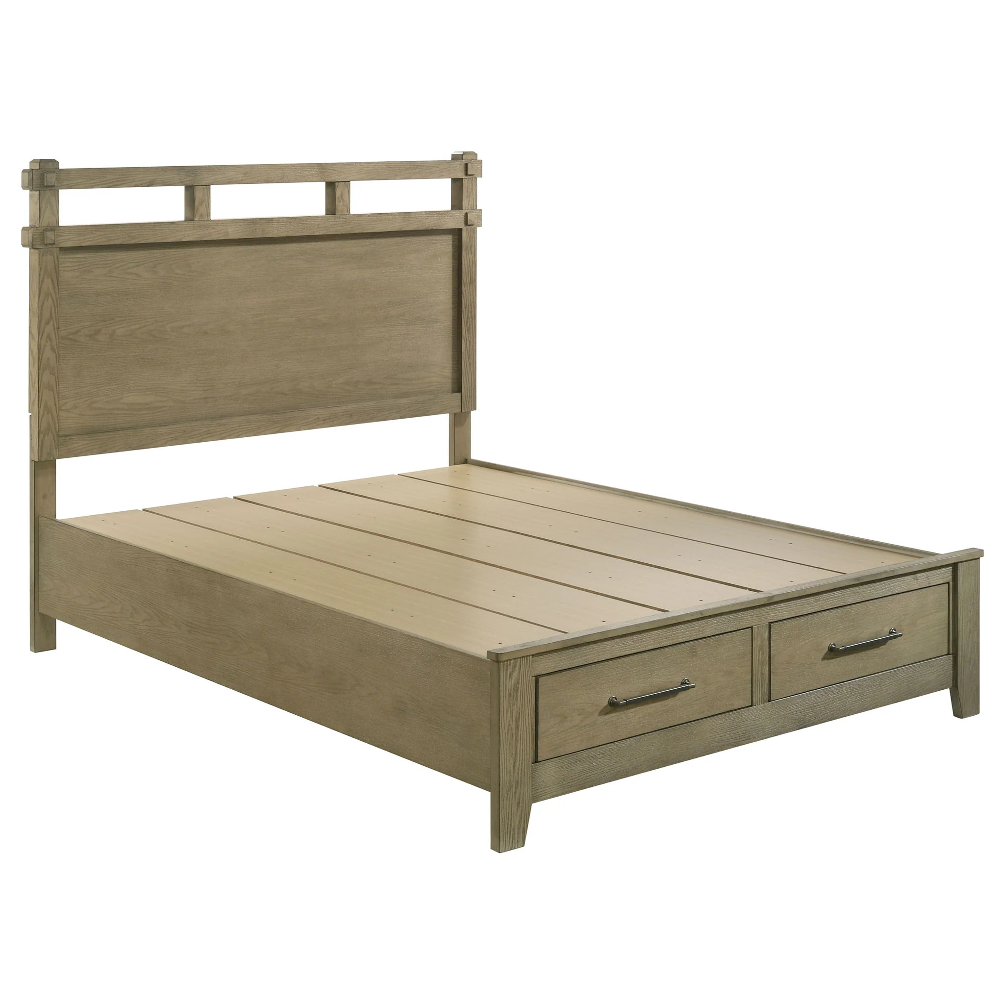 Hazlewood 5-piece Queen Bedroom Set Vineyard Oak - Image 4