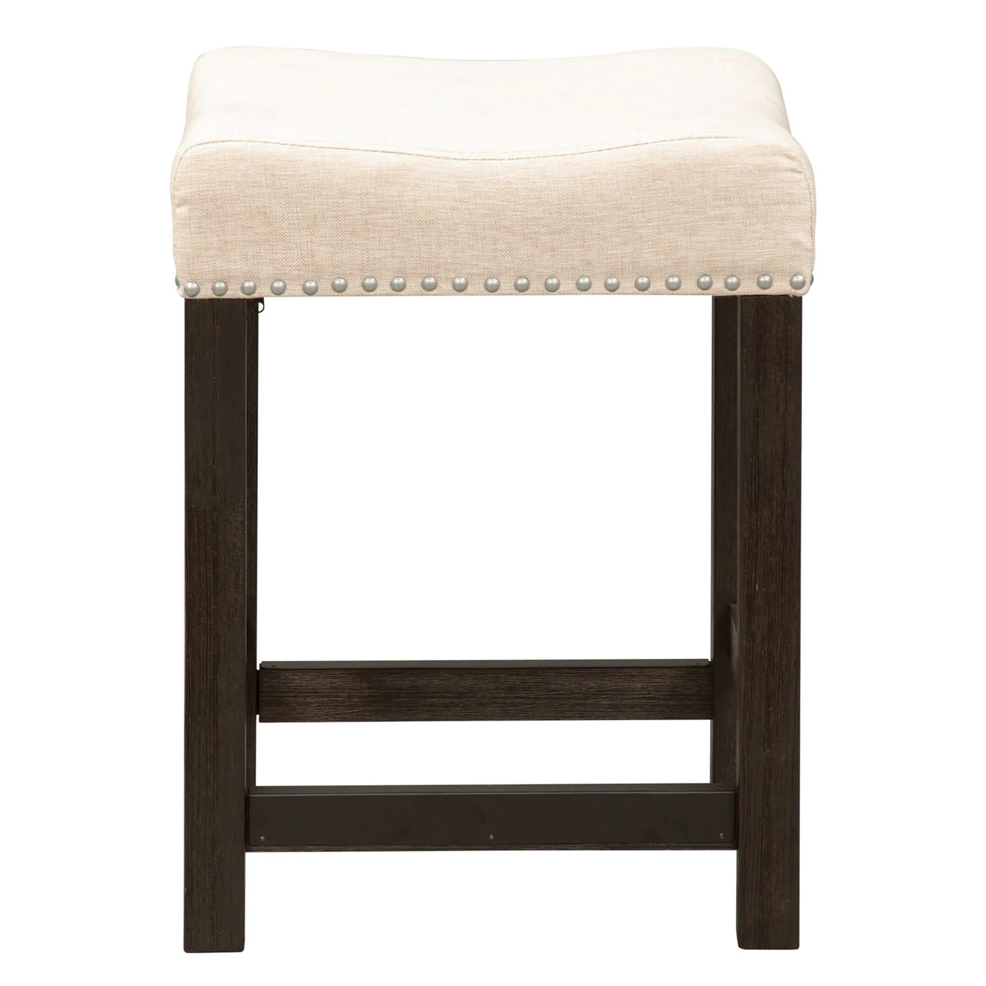 Heatherbrook - Upholstered Console Stool - Charcoal & Ash