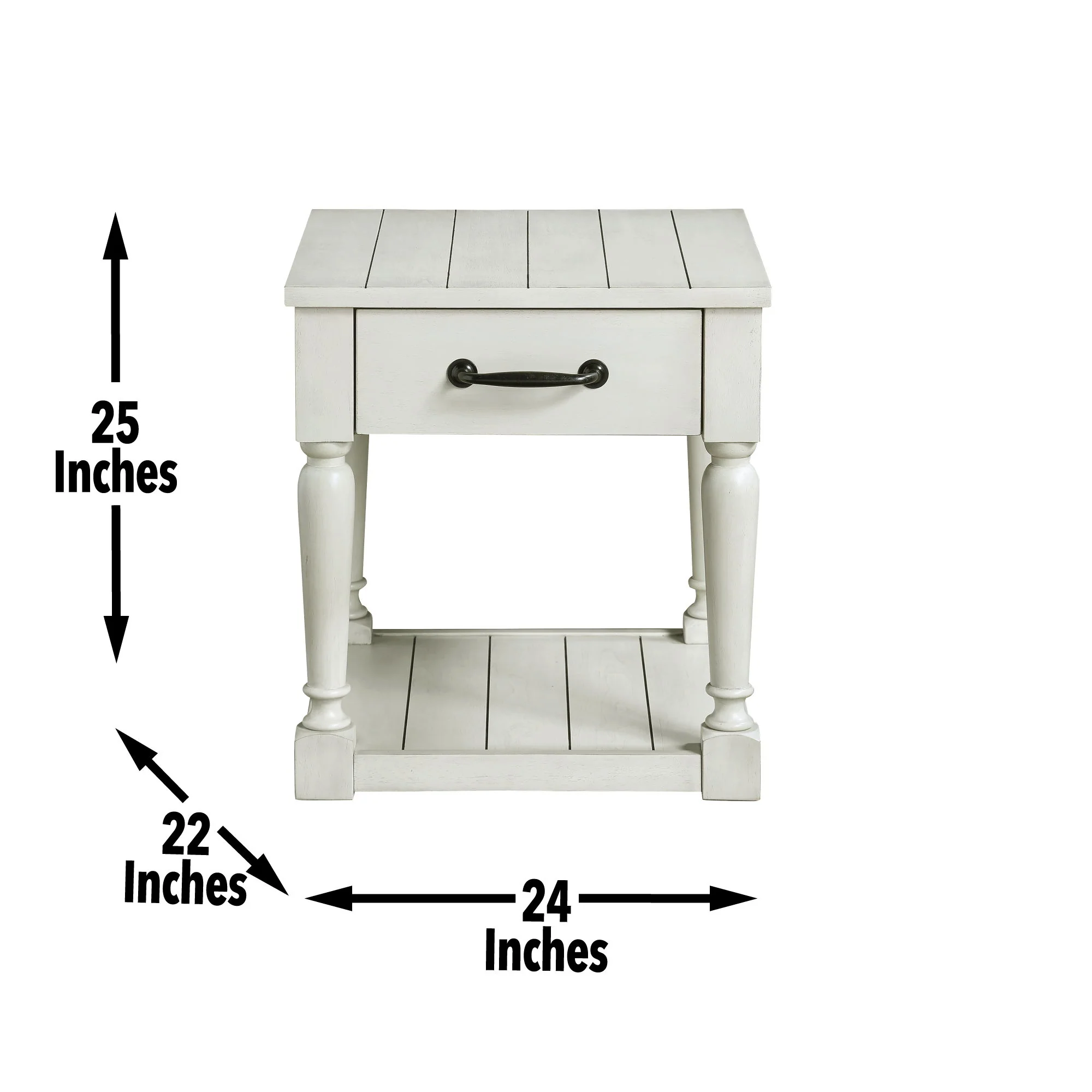 Hemmingway - 3 Piece Occasional Table Set - White - Image 2