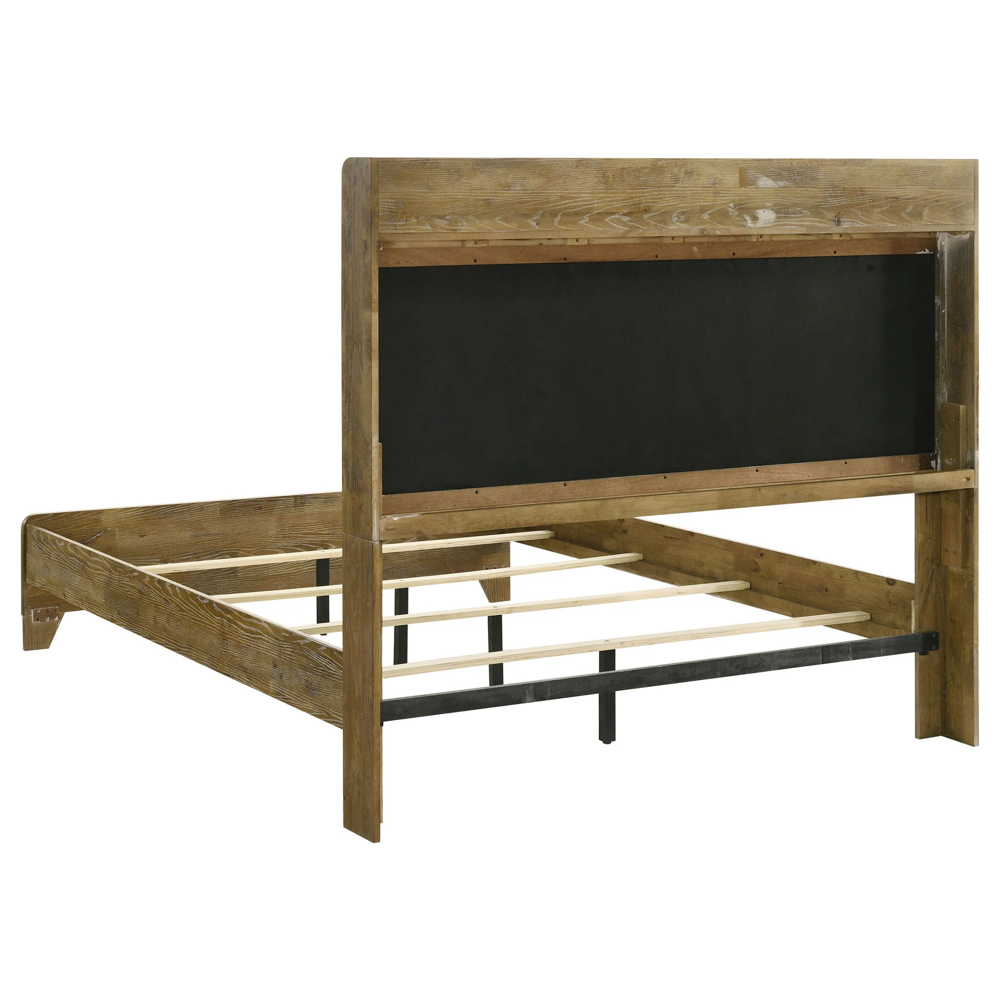 Henderson 4-piece Eastern King Bedroom Set Medium Oak - Image 4