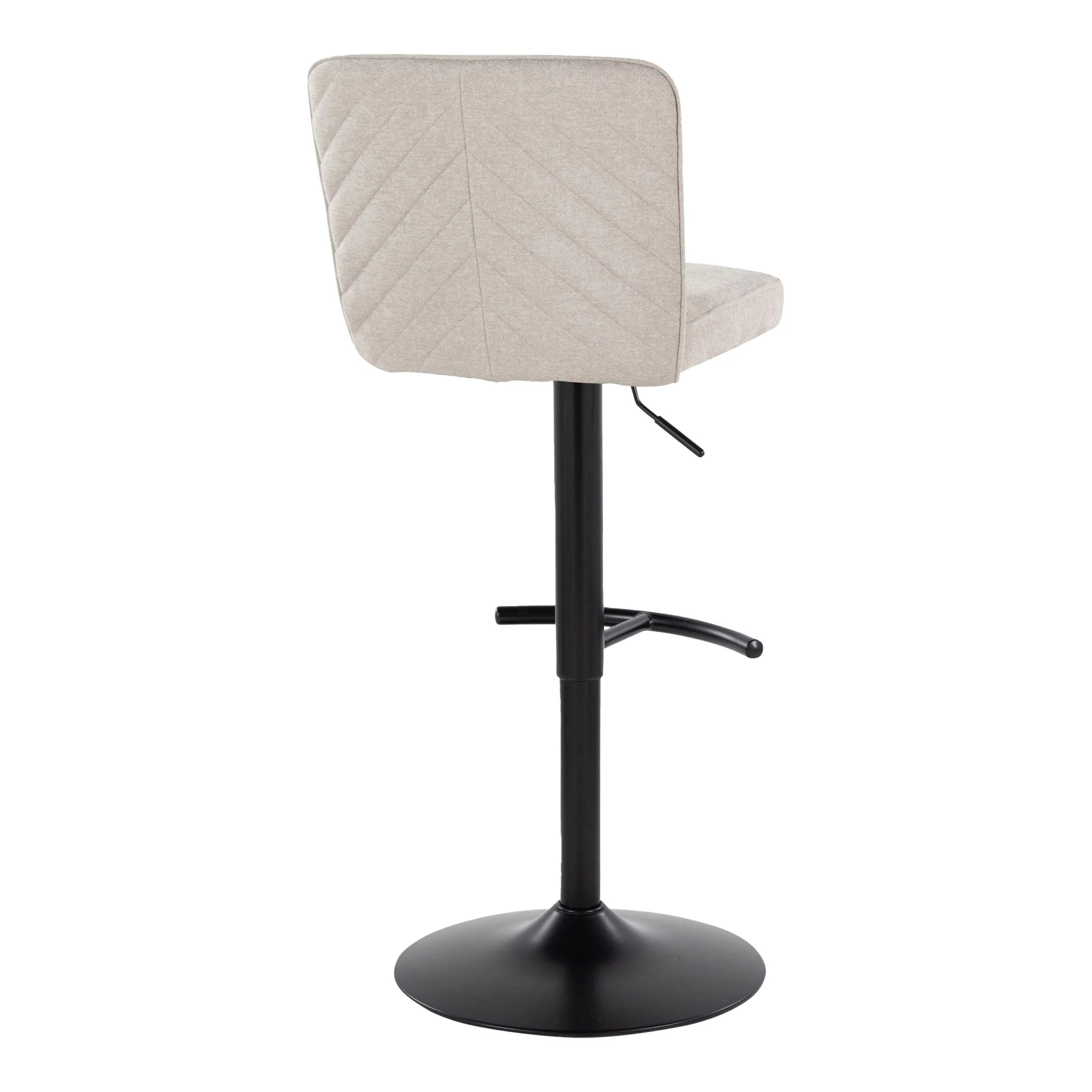 Henry - Contemporary Adjustable Barstool & Swivel With Rounded T Footrest (Set of 2) - Image 8