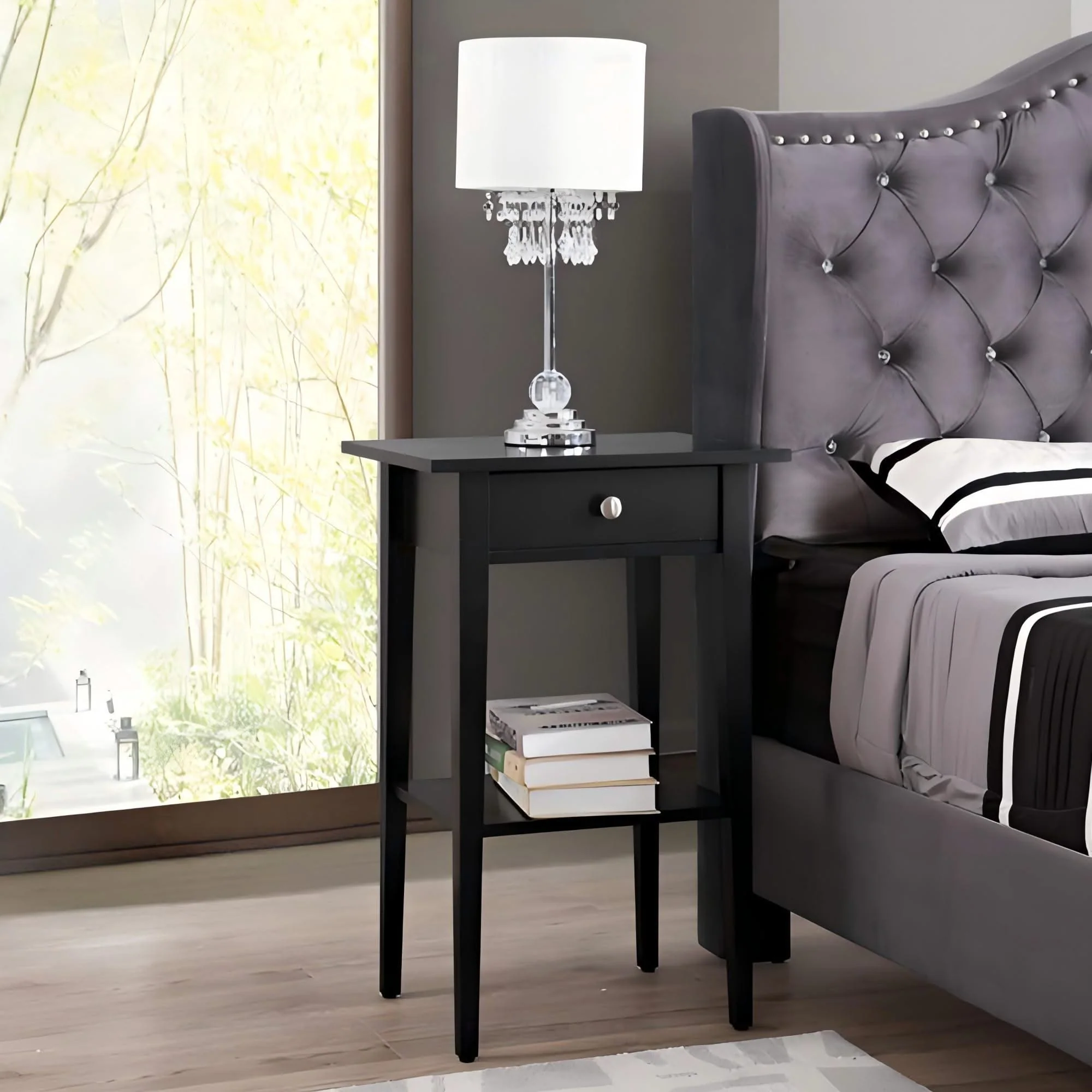 High Quality Wood Nightstand - Image 14