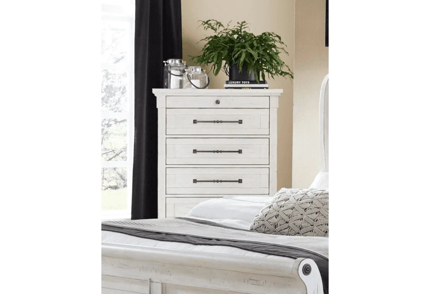 Home Chest – Vintage Charm & Vertical Storage in Antique White - Image 2