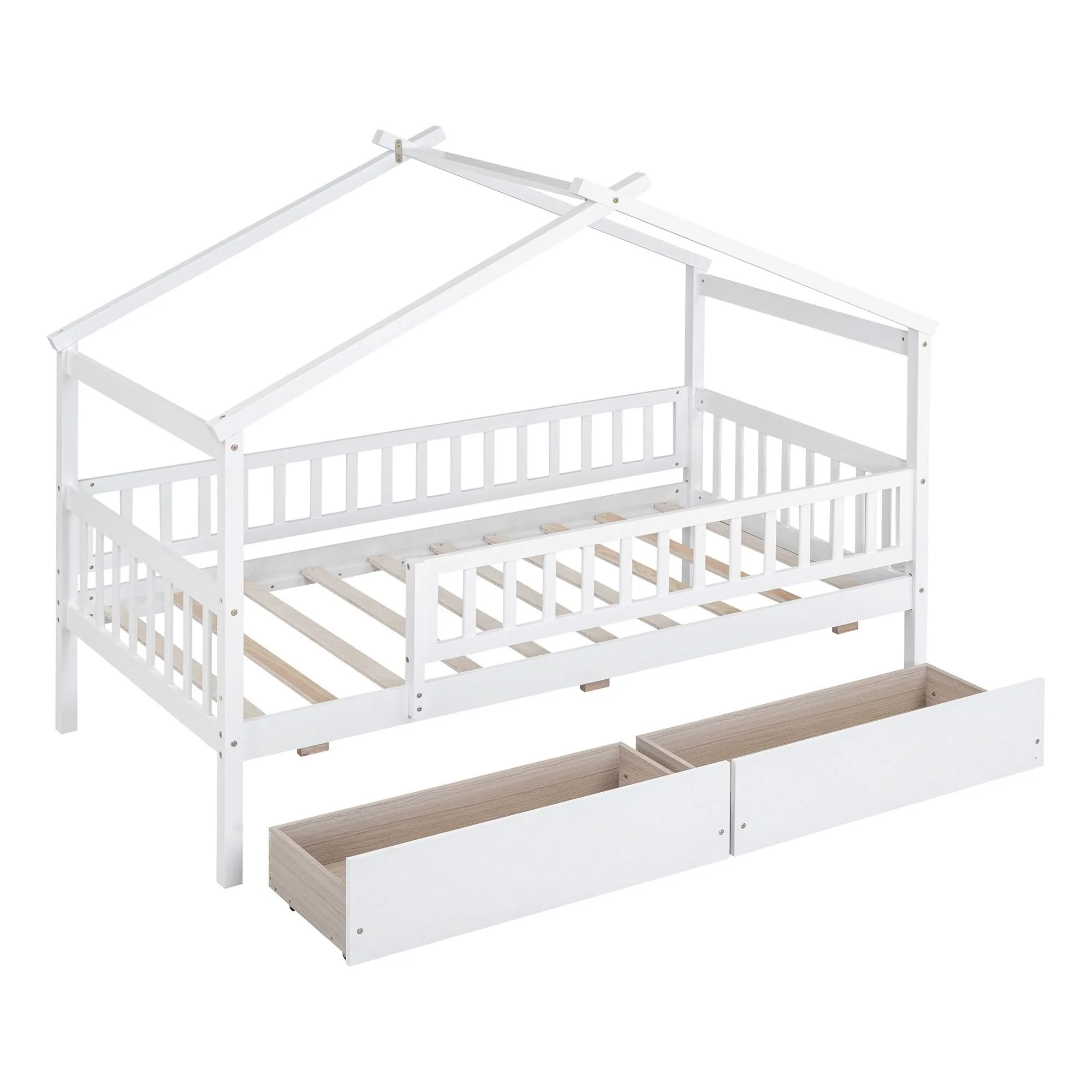 House Bed With 2 Drawers - Image 12