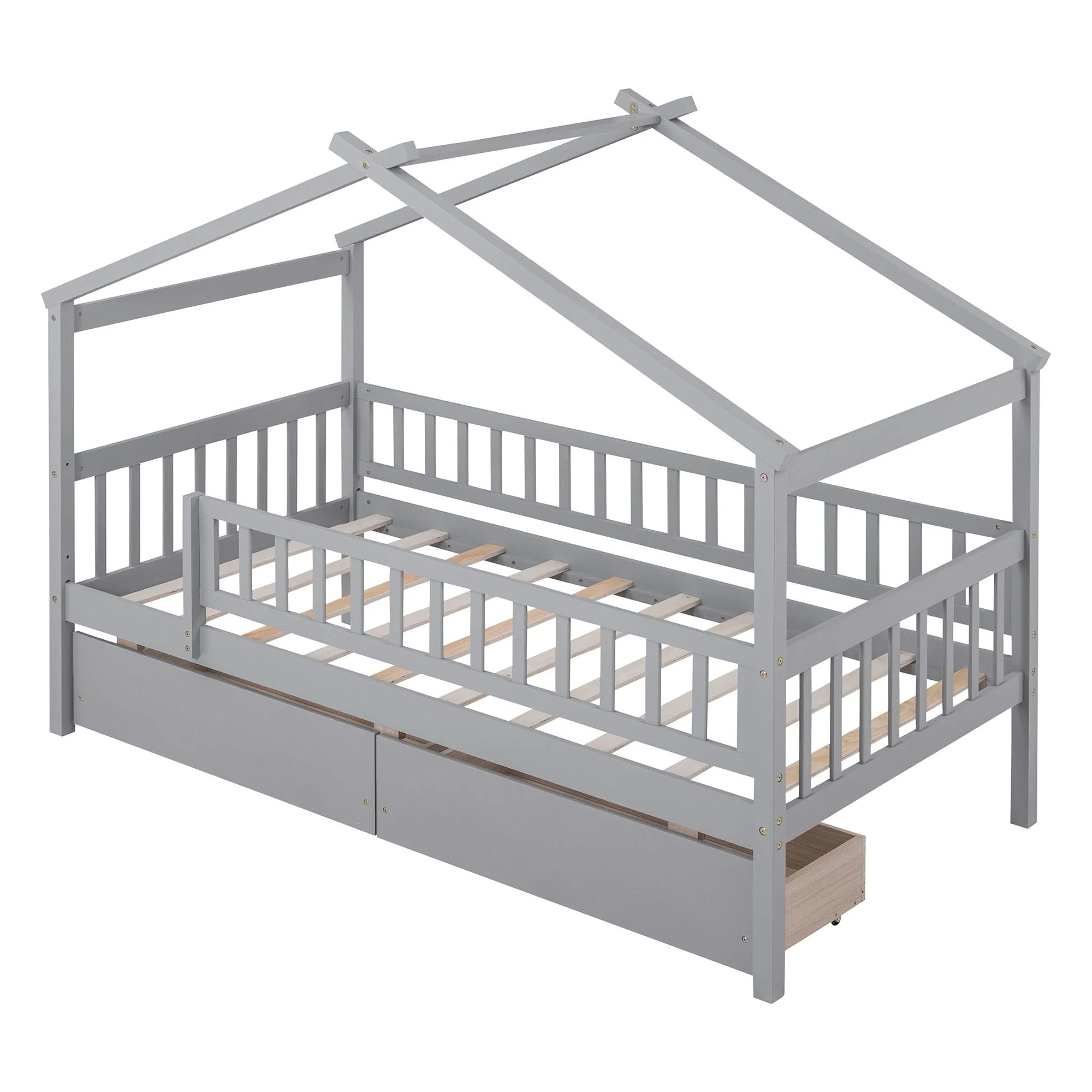 House Bed With 2 Drawers - Image 16