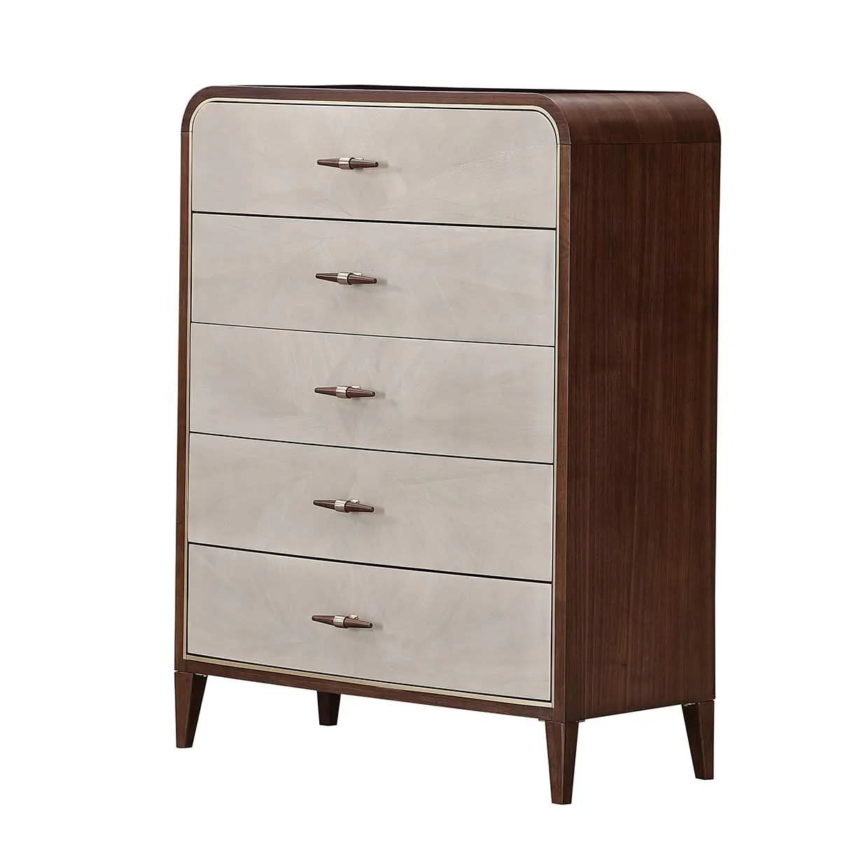 Houston - 5-Drawer Chest - Walnut