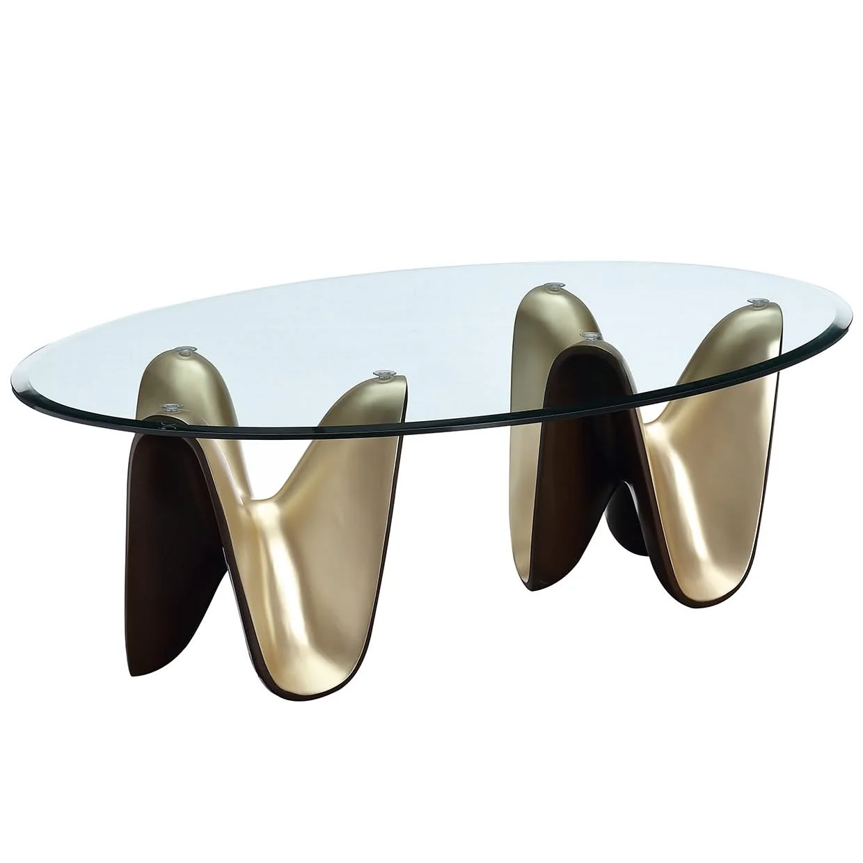 Houston - Cocktail Table - Brushed Gold - Image 4