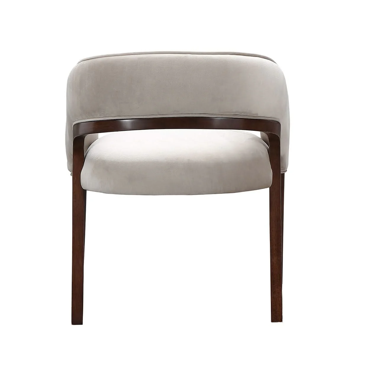 Houston - Vanity Chair - Porcini / Walnut - Image 3