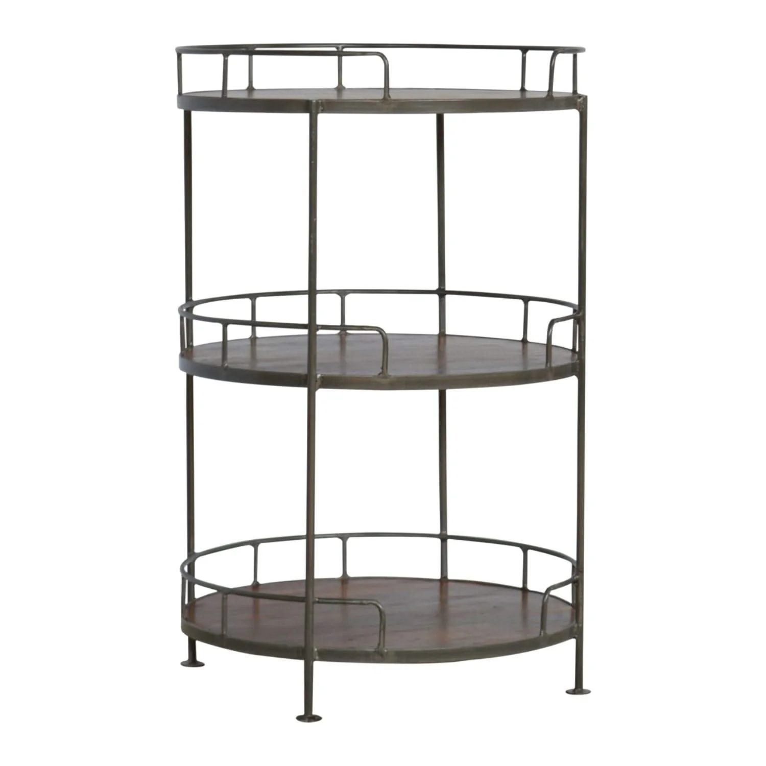 Round Butler Tray Table - Chestnut - Image 3