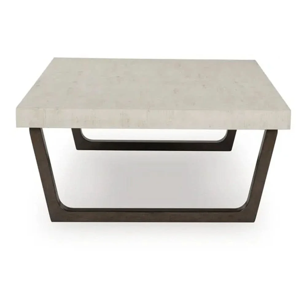 Inkie Gray Contemporary 2-Piece Occasional Table Set with Faux Cement Tops - Image 8