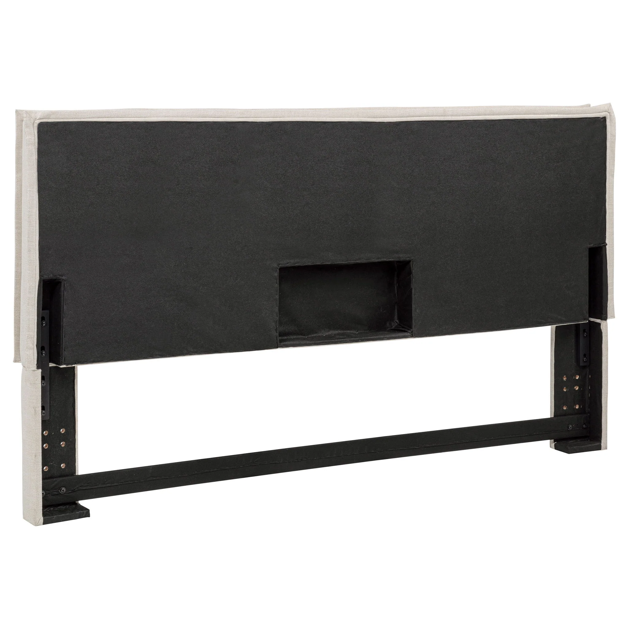 Izzy Upholstered King Panel Headboard Sand - Image 4