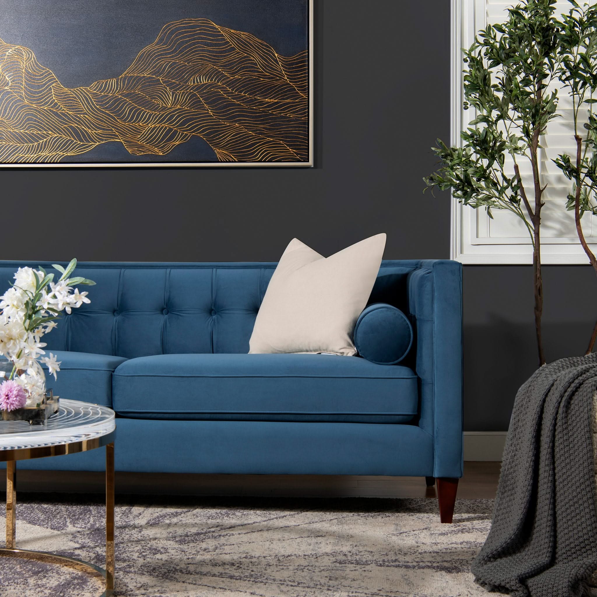 Jack - Modern Tuxedo Tufted Sofa - Image 14