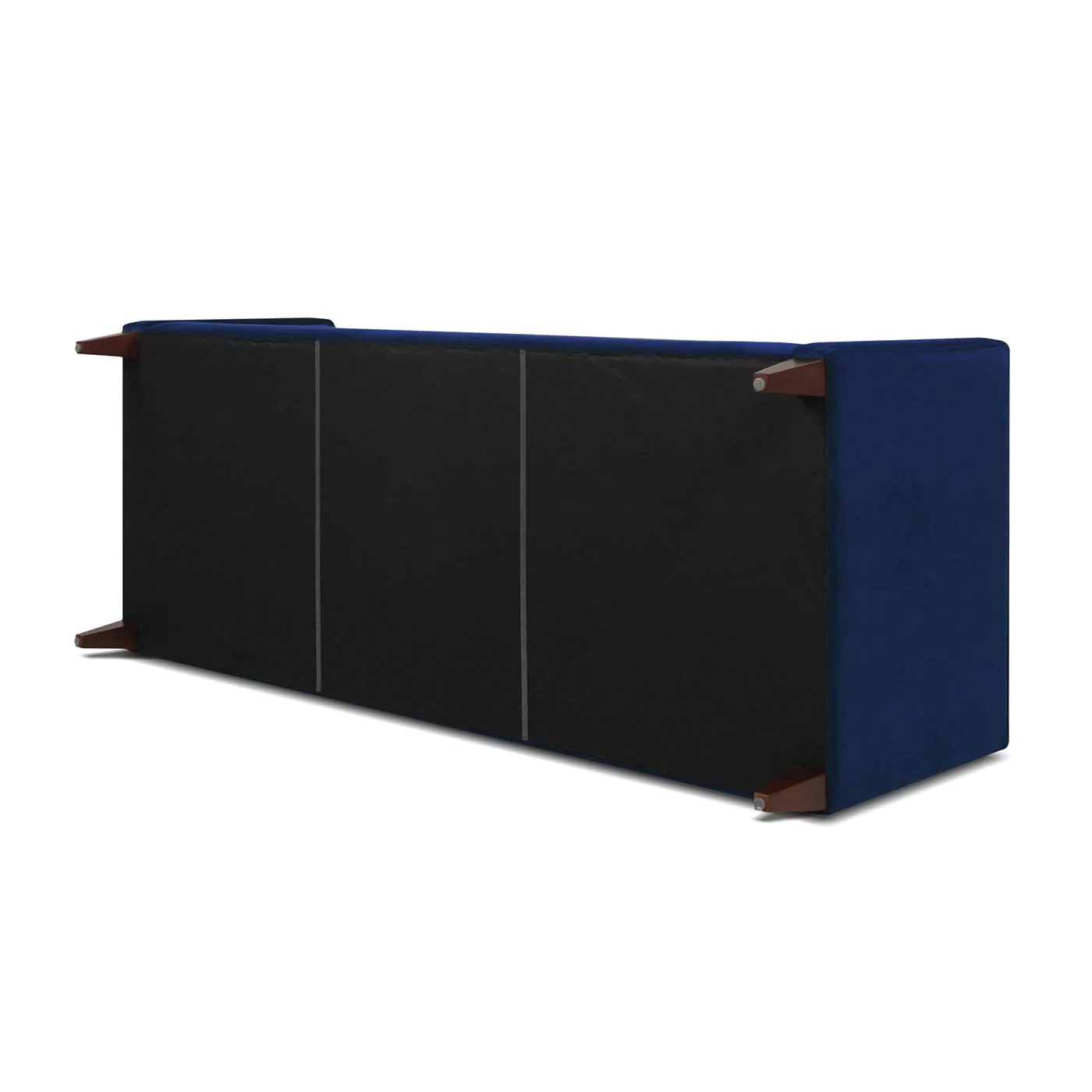Jack - Modern Tuxedo Tufted Sofa - Navy Blue - Image 2