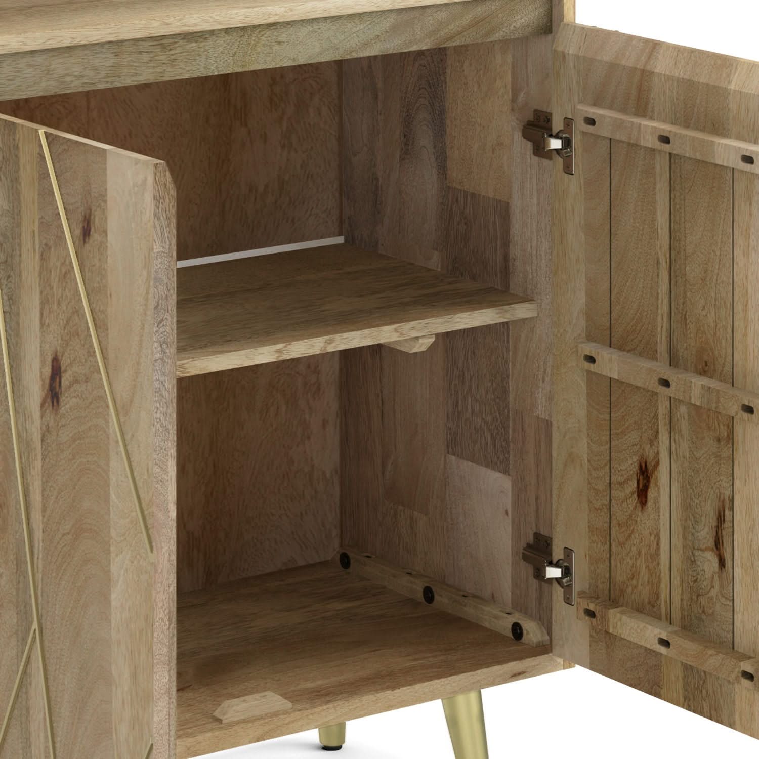 Jager - Bookshelf With Doors - Natural - Image 3
