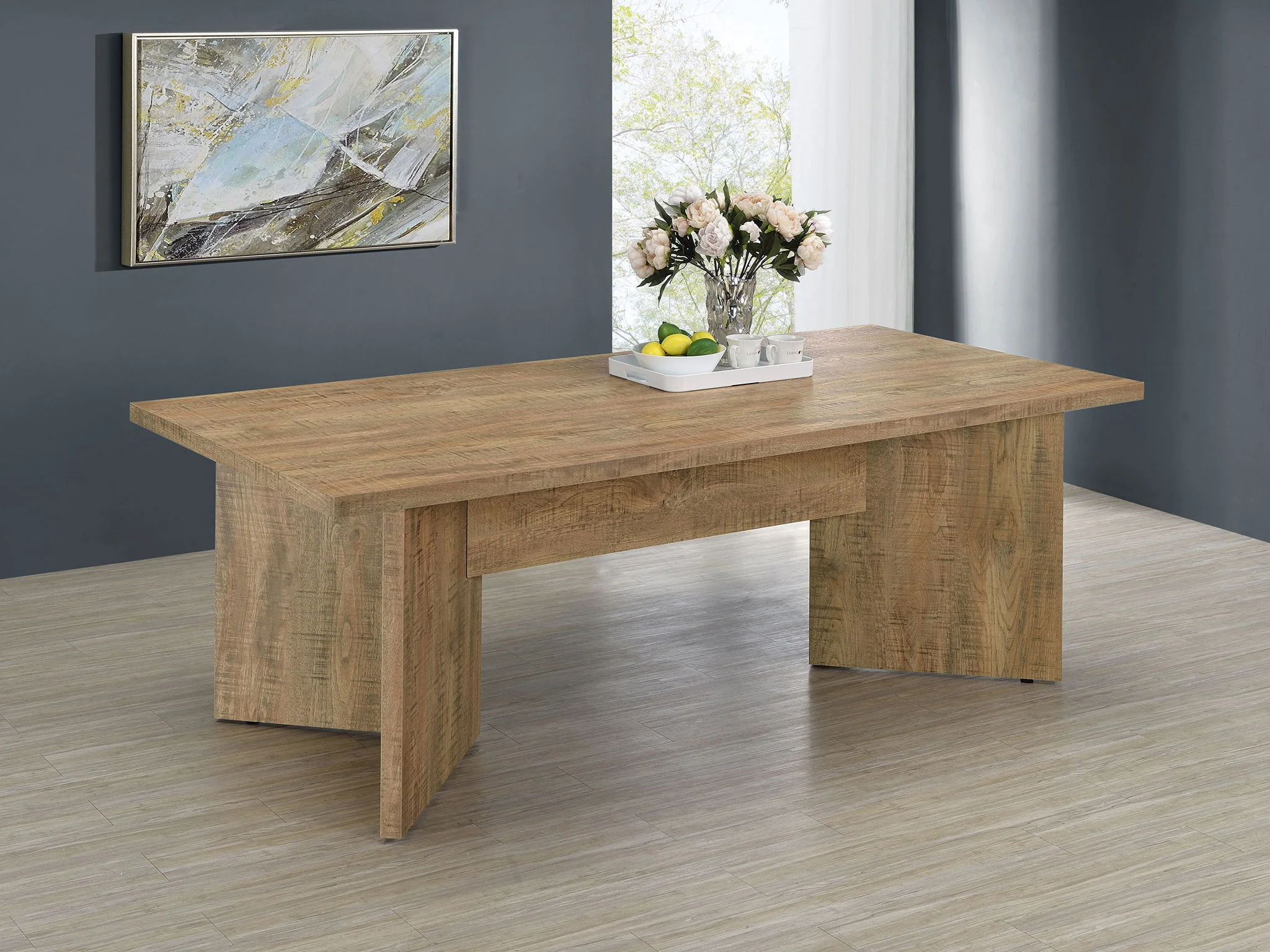 Jamestown 84-inch Composite Wood Dining Table Mango - Image 3