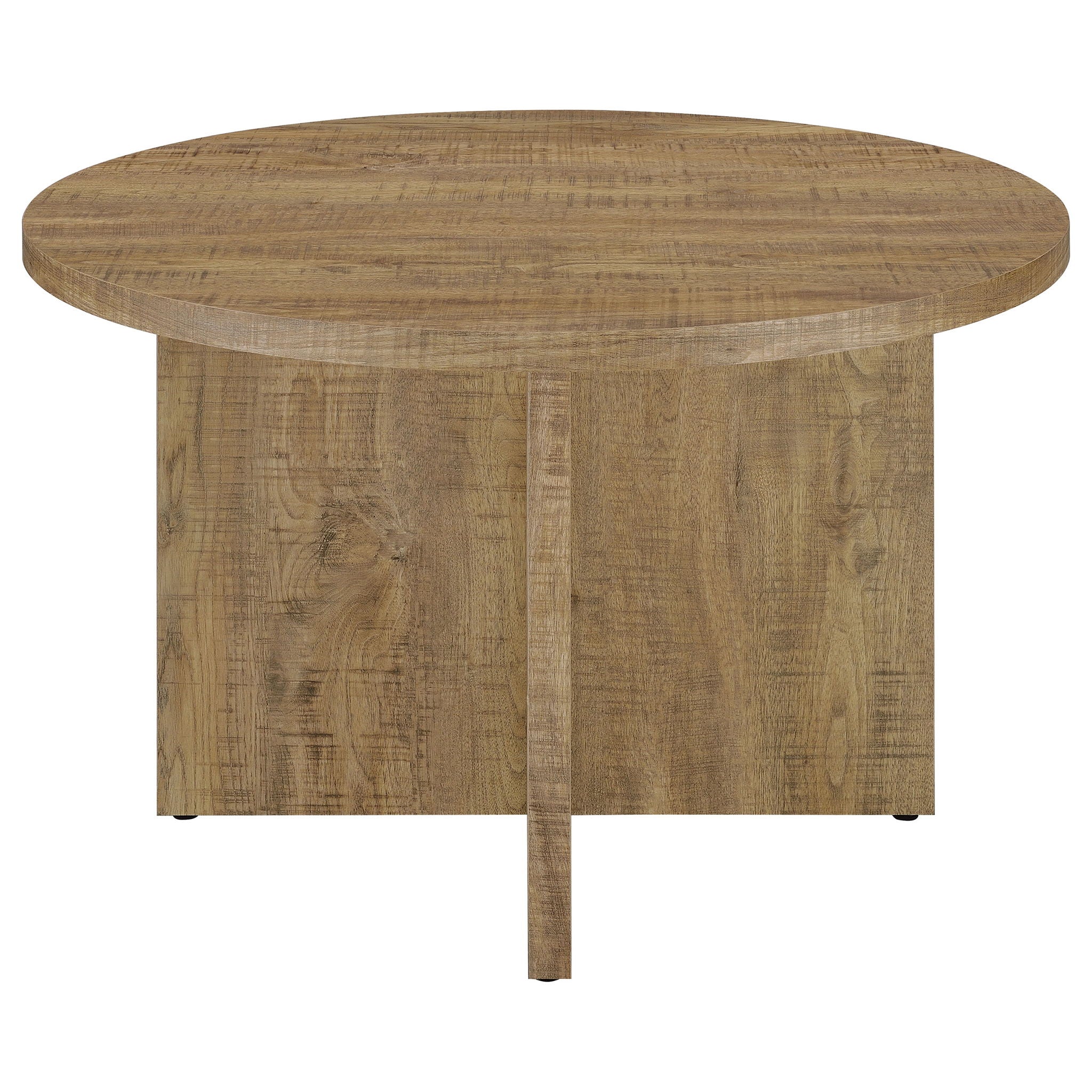 Jamestown Round 47-inch Composite Wood Dining Table Mango - Image 4