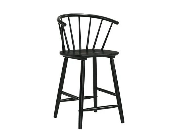 Janna - Counter Height Stool (Set of 2) - Black - Image 2