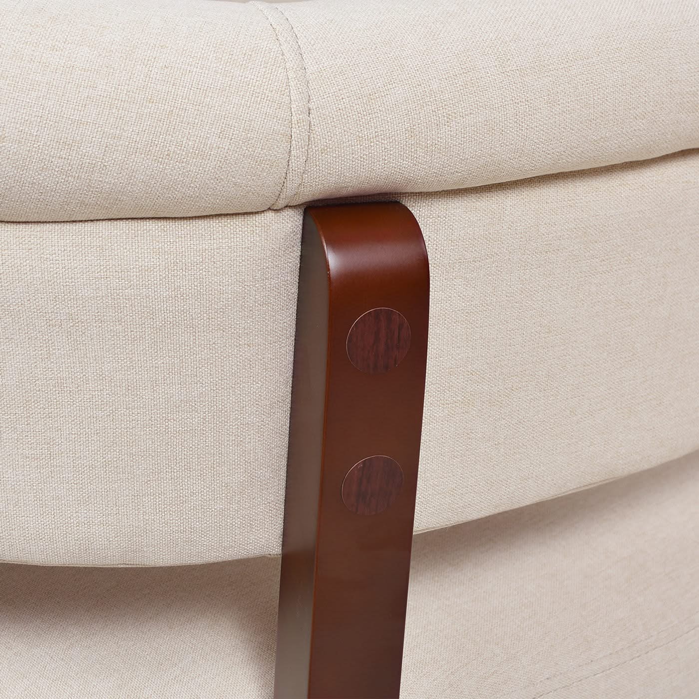 Jared - Versatile Roll Arm Tufted Bench Settee - Image 5