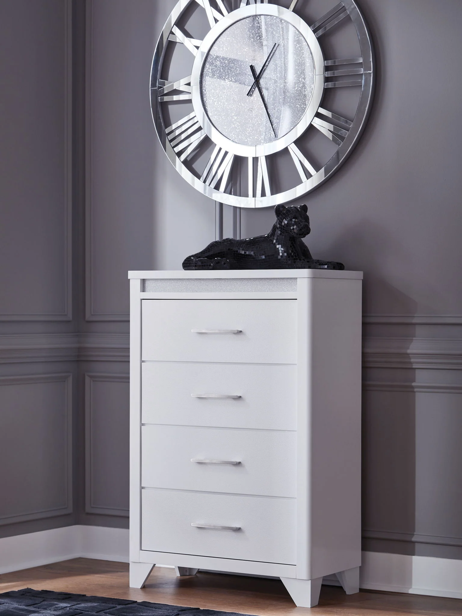 Jarlee - Four Drawer Chest - White - Image 3