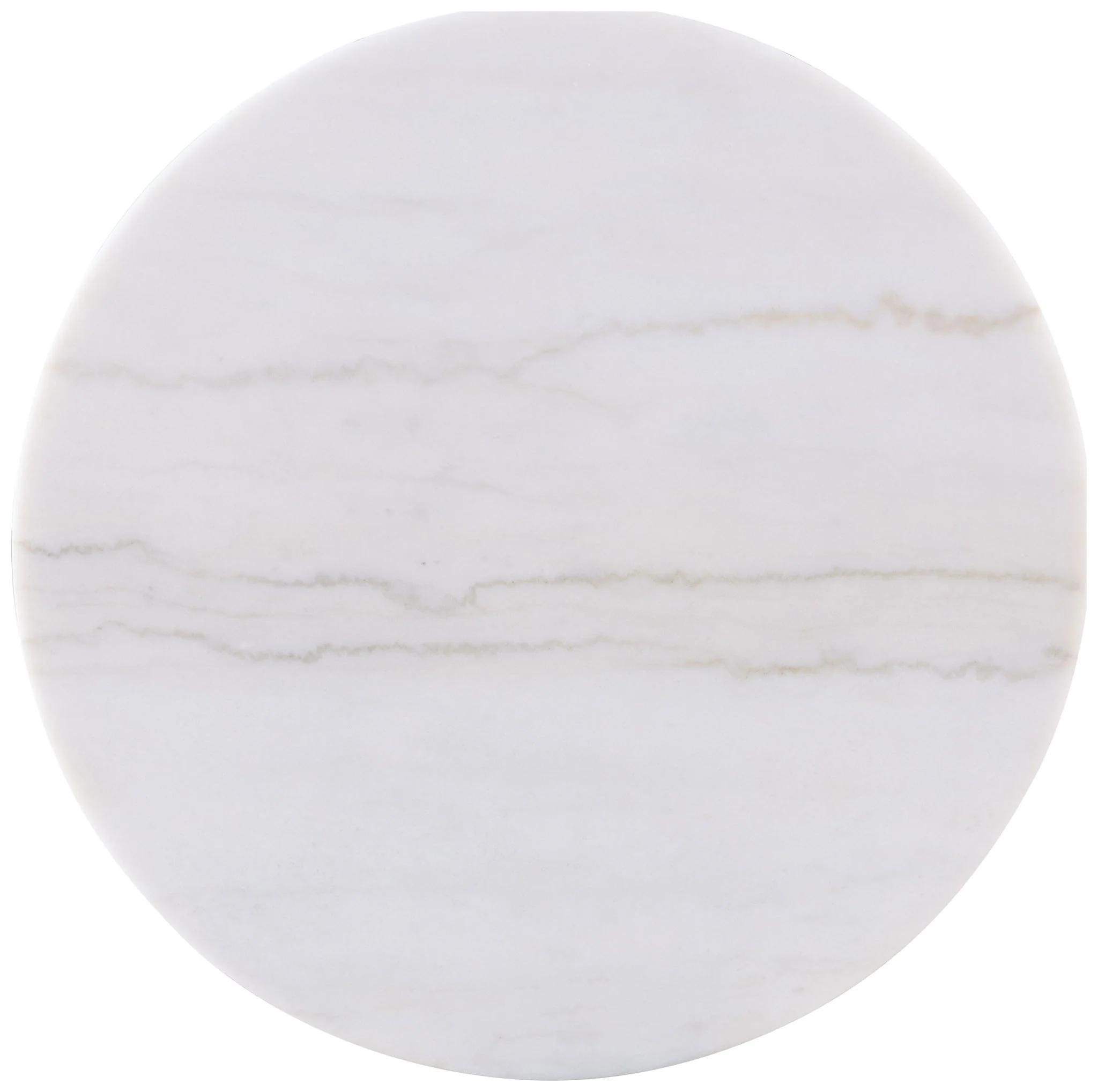 Jason Round White Marble Top Coffee Table Greige - Image 2