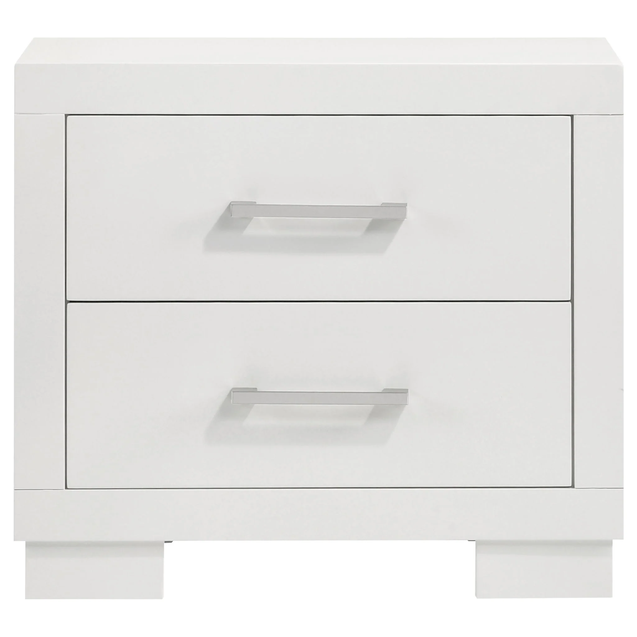 Jessica 2-drawer Nightstand Snow White - Image 3