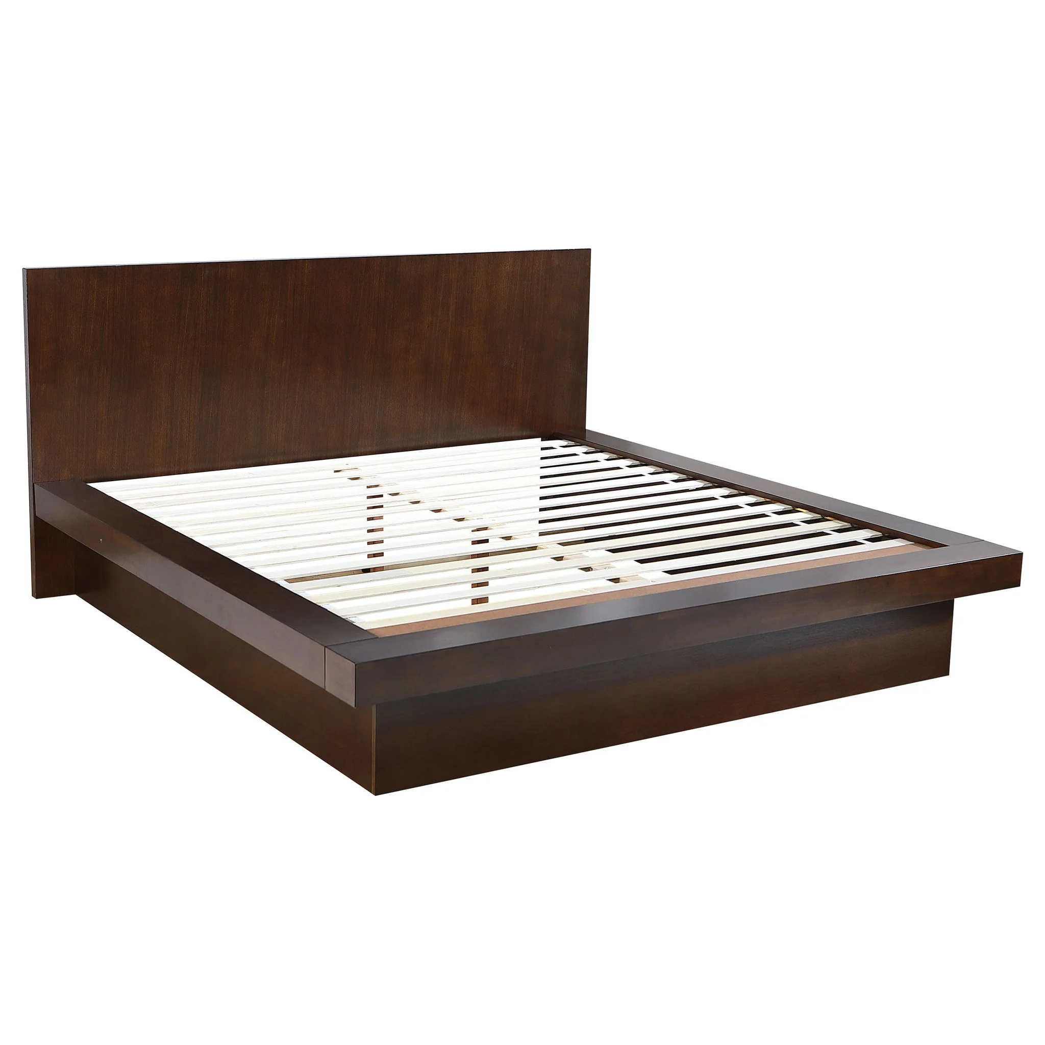 Jessica 5-piece Eastern King LED Bedroom Set Cappuccino - Image 4