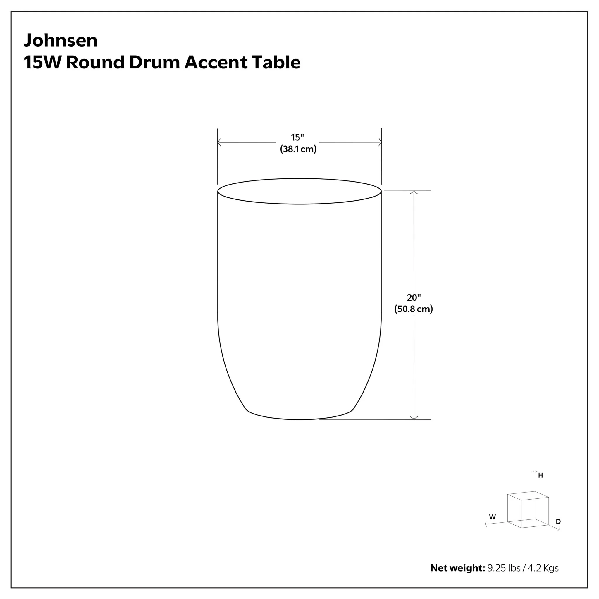 Johnsen - Handcrafted Large Metal Accent Table - Image 10